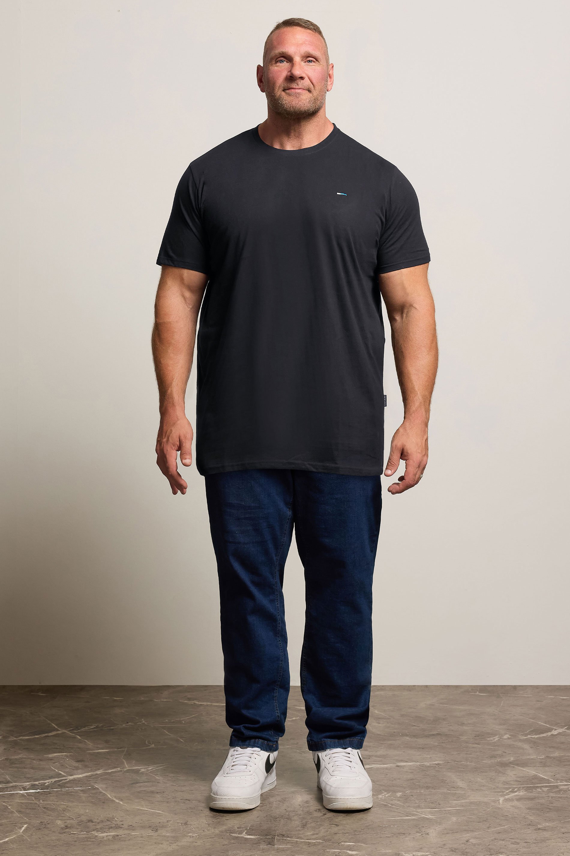 BadRhino Big & Tall 5 PACK Black Extra Long Core T-Shirts | BadRhino 3