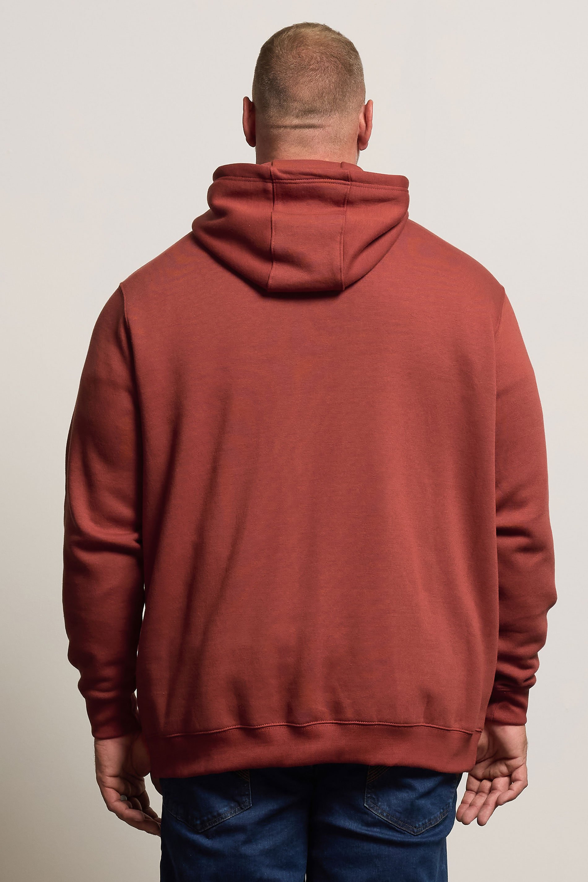 BadRhino Big & Tall Burnt Red Hoodie | BadRhino 3
