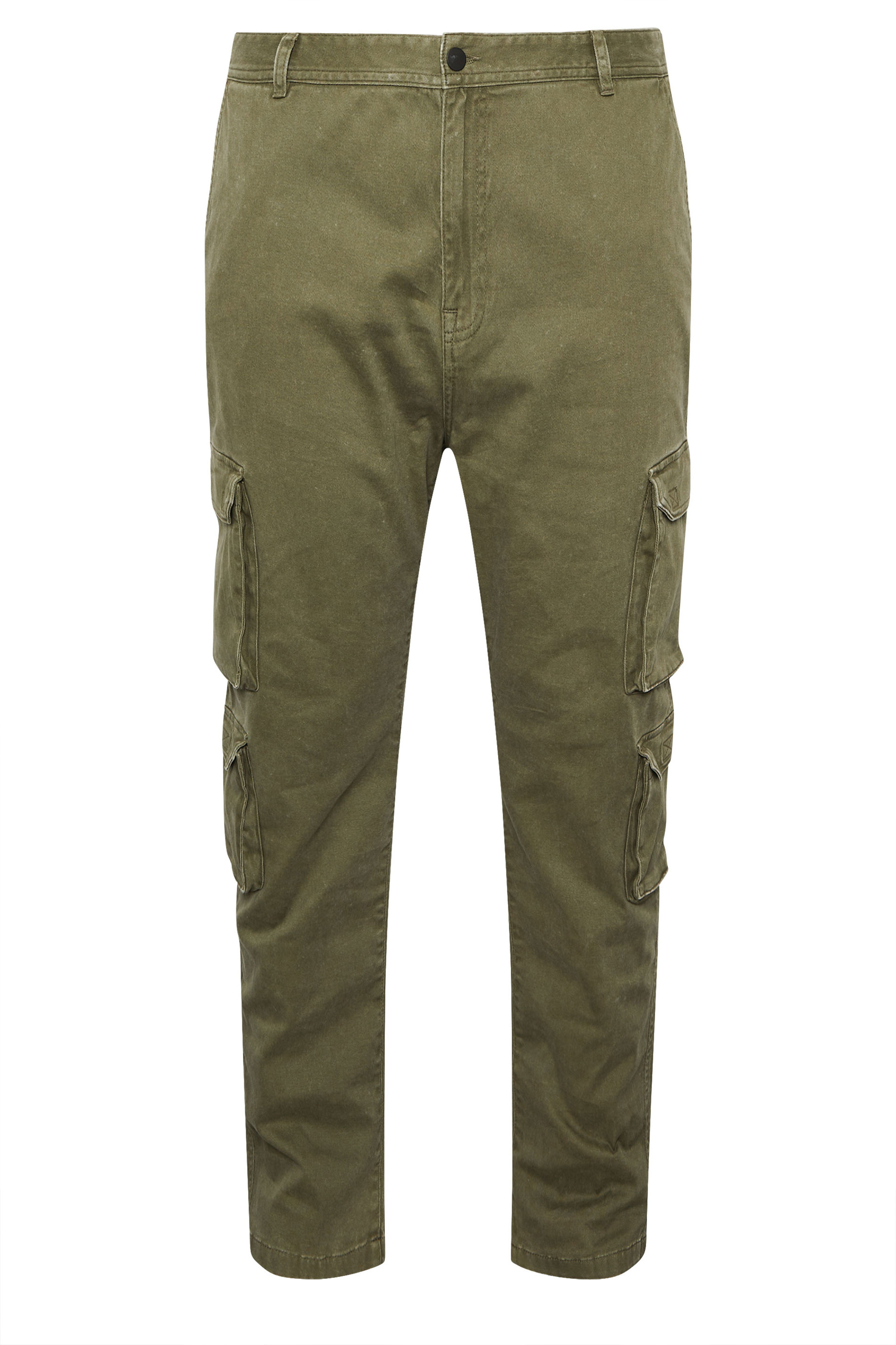 BadRhino Big & Tall Olive Green Cargo Trousers | BadRhino 6