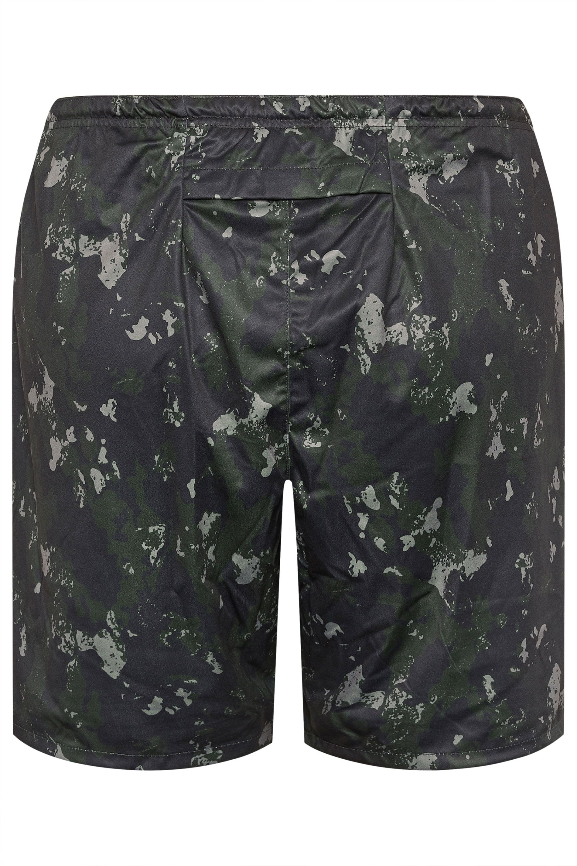 D555 Big & Tall Black Camo Shorts | BadRhino 4
