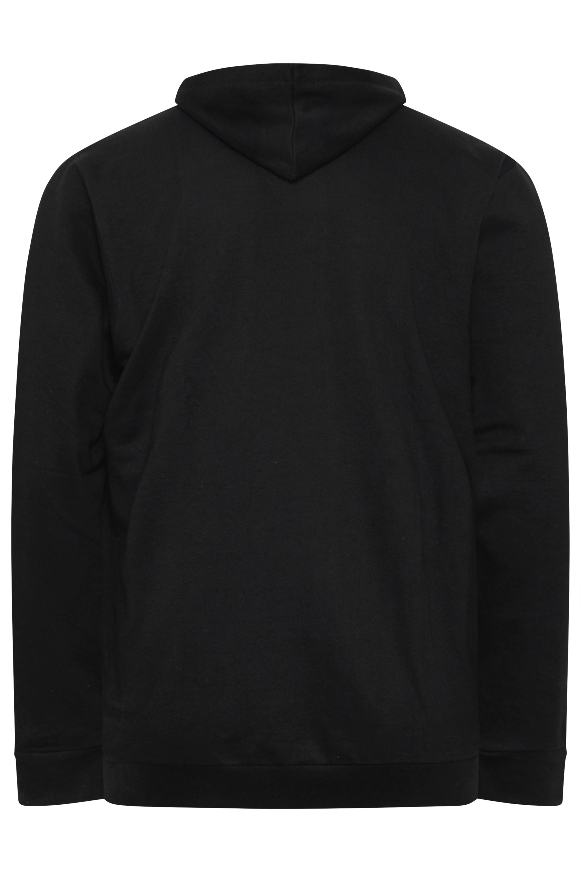 BadRhino Big & Tall Black Workwear Zip Through Hoodie | BadRhino 9