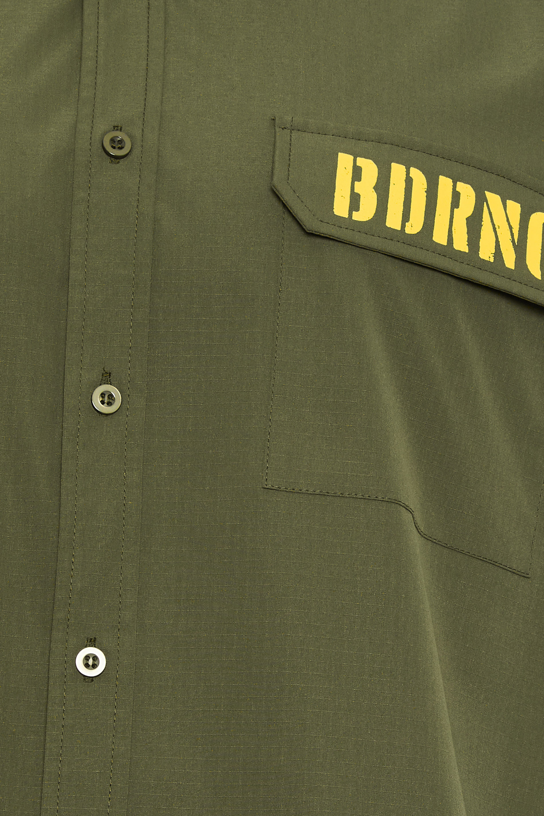 BadRhino Big & Tall Khaki Green Military Ripstop Shirt | BadRhino 7