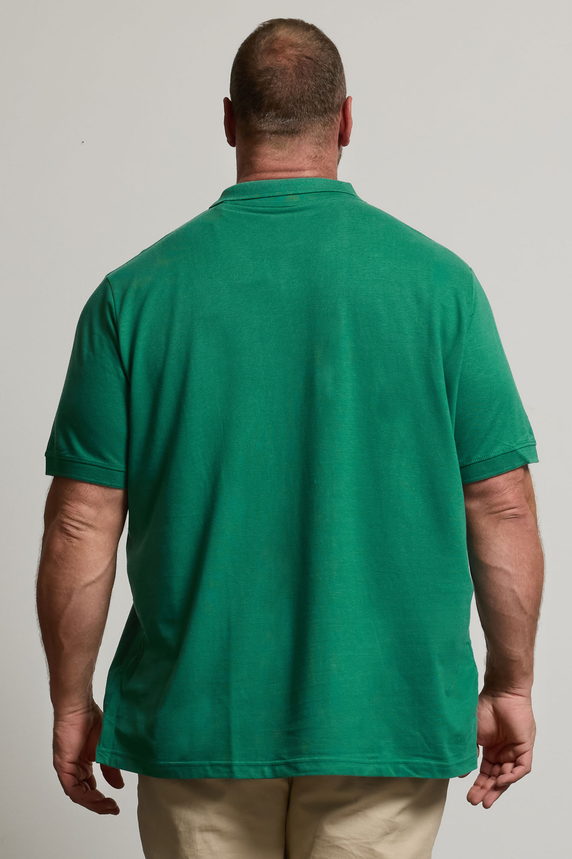 BadRhino Big & Tall Dark Green Core Polo Shirt | BadRhino 4