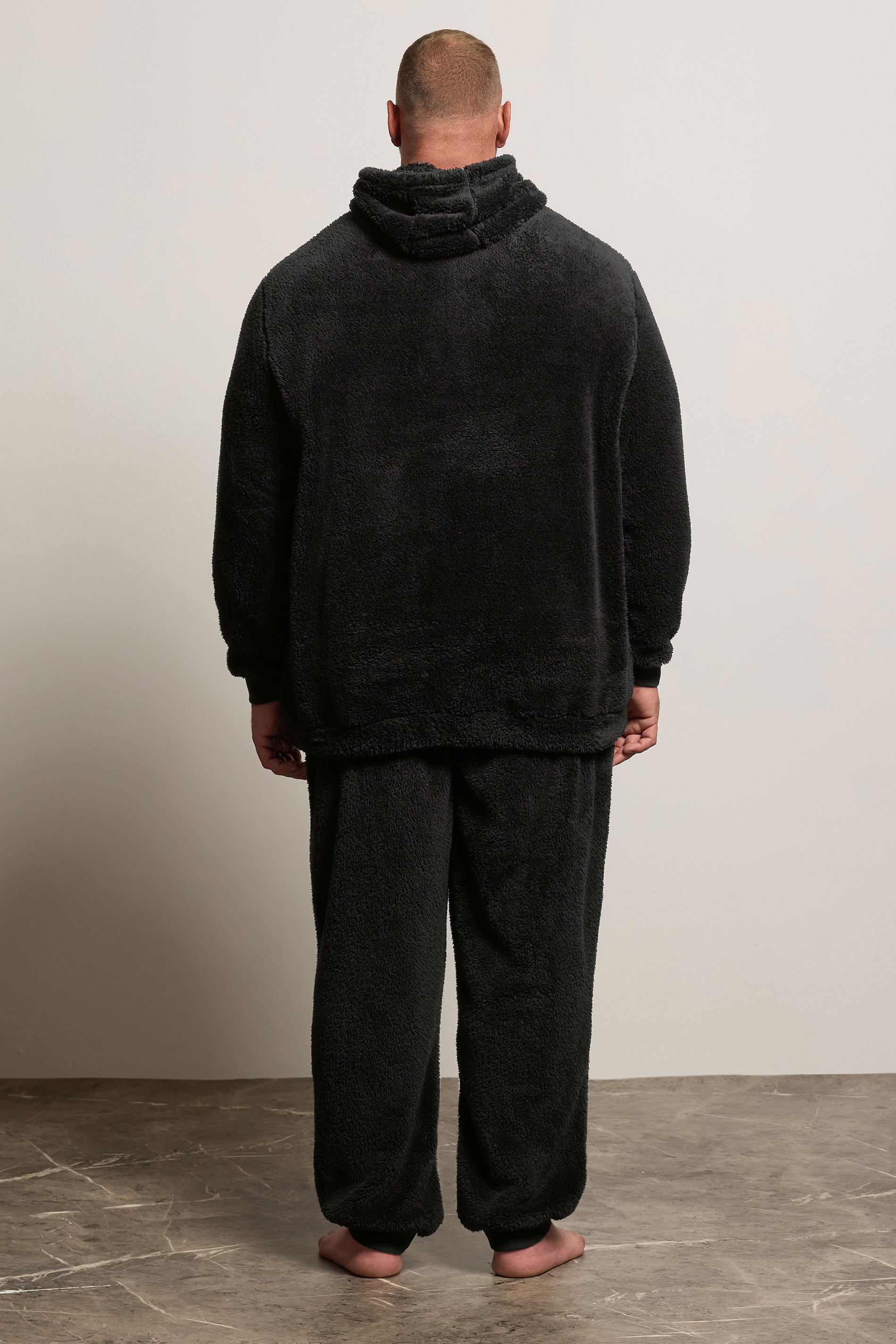 BadRhino Big & Tall Black Batman Super Soft Fleece Lounge Set | BadRhino 3