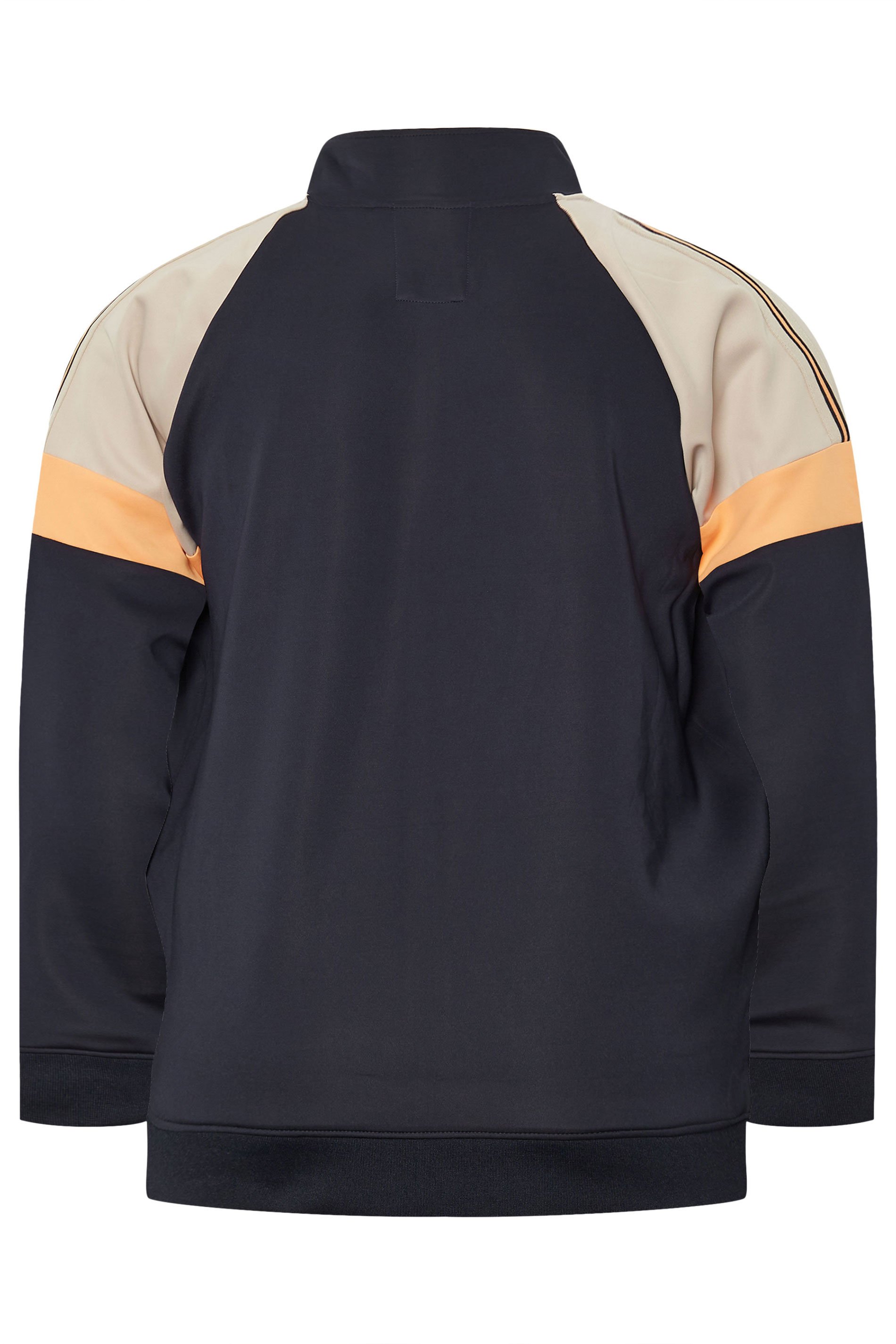 LUKE 1977 Big & Tall Navy Blue Track Jacket | BadRhino 4