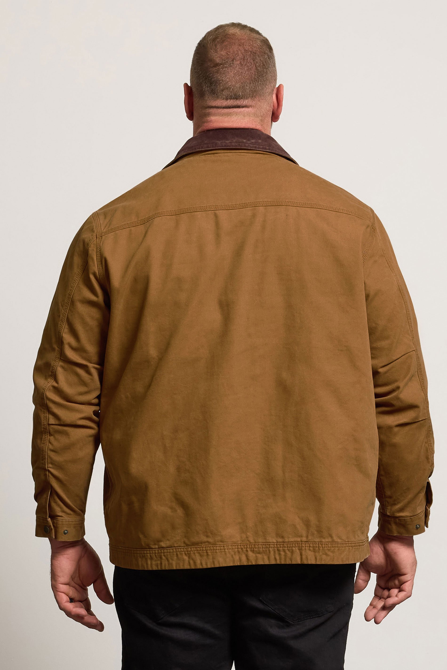 BadRhino Big & Tall Brown Canvas Worker Jacket | BadRhino 5