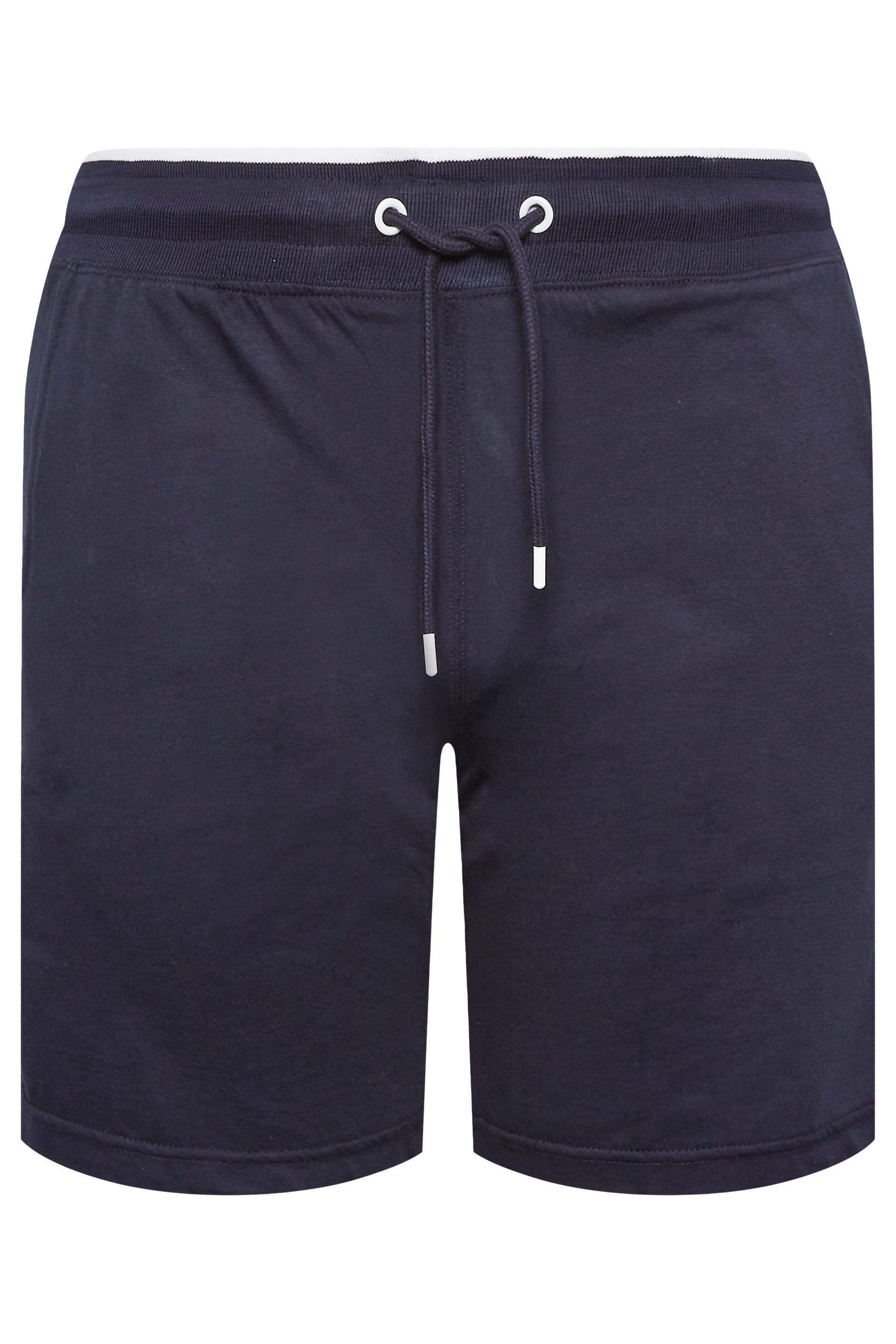 D555 Big & Tall Navy Blue Couture Side Panel Shorts | BadRhino 4