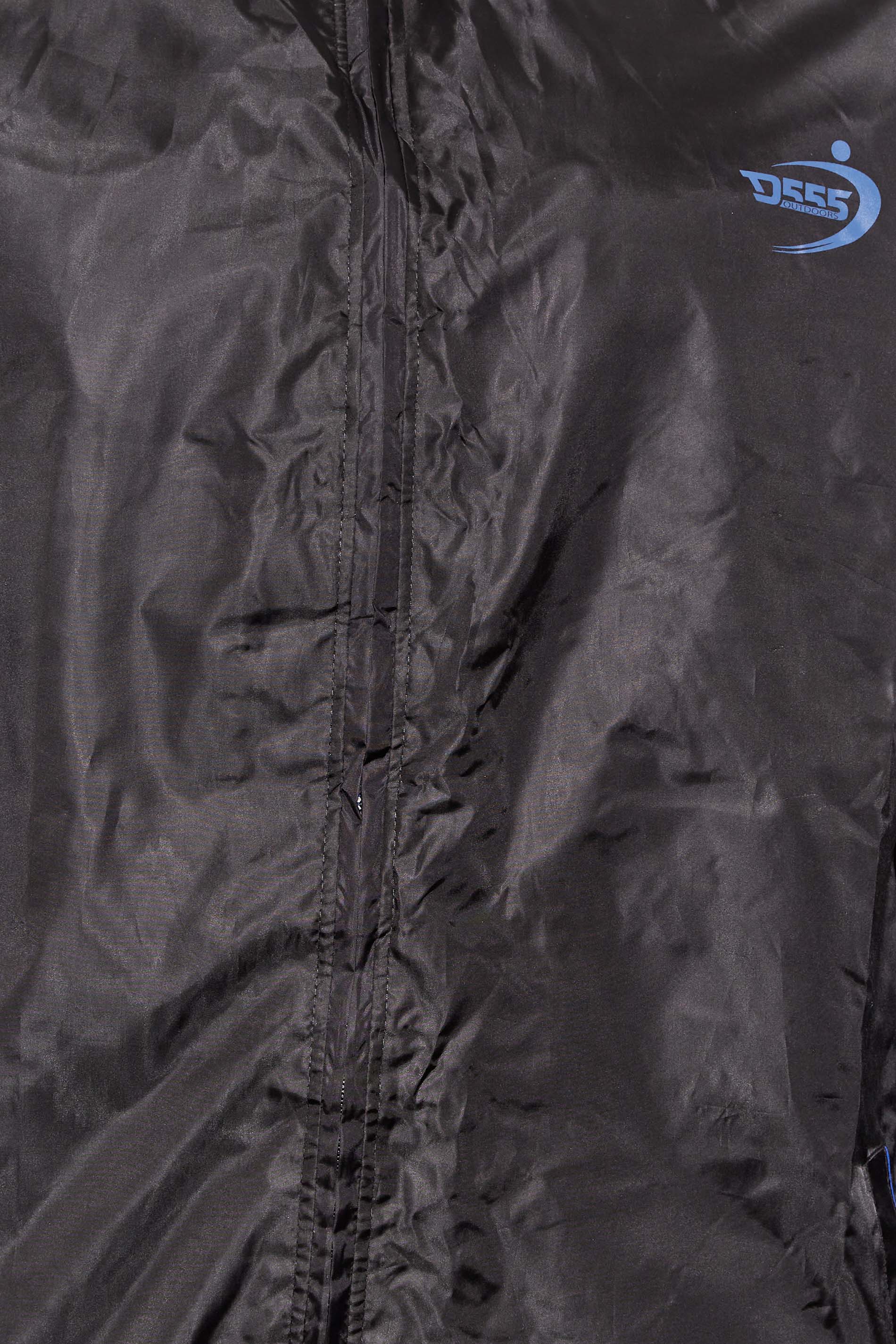 D555 Big & Tall Black Pack Away Waterproof Jacket | BadRhino 5