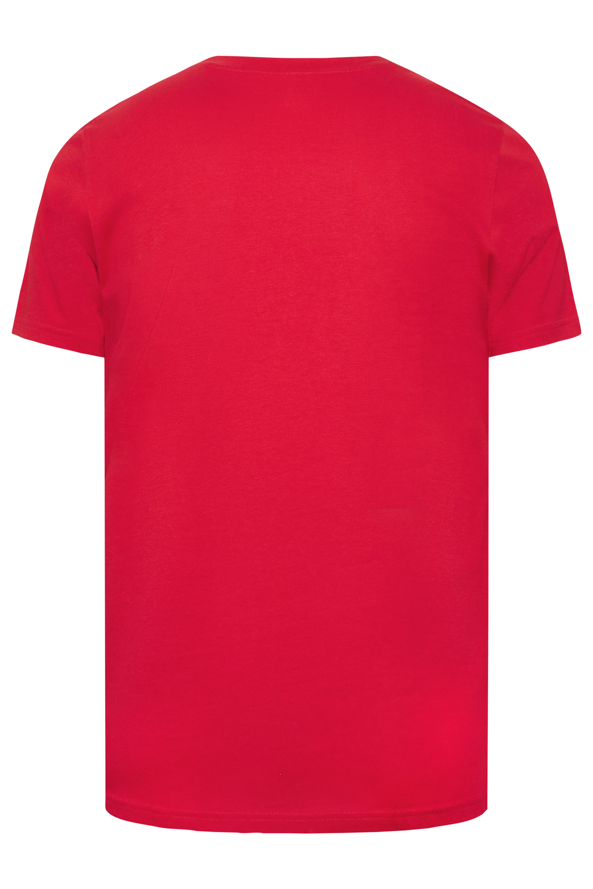 BadRhino Big & Tall Red Extra Long England Crest T-Shirt | BadRhino 6