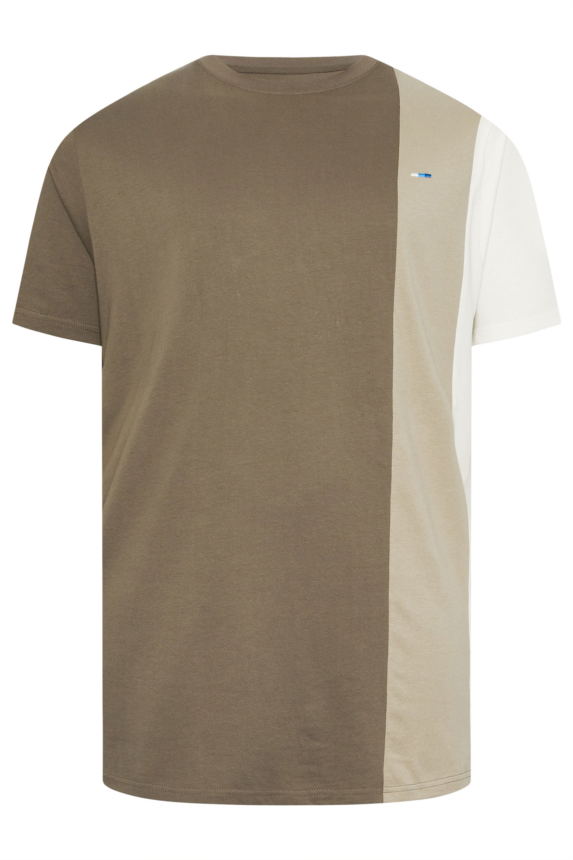 BadRhino Big & Tall Brown Extra Long Cut & Sew T-Shirt | BadRhino 1