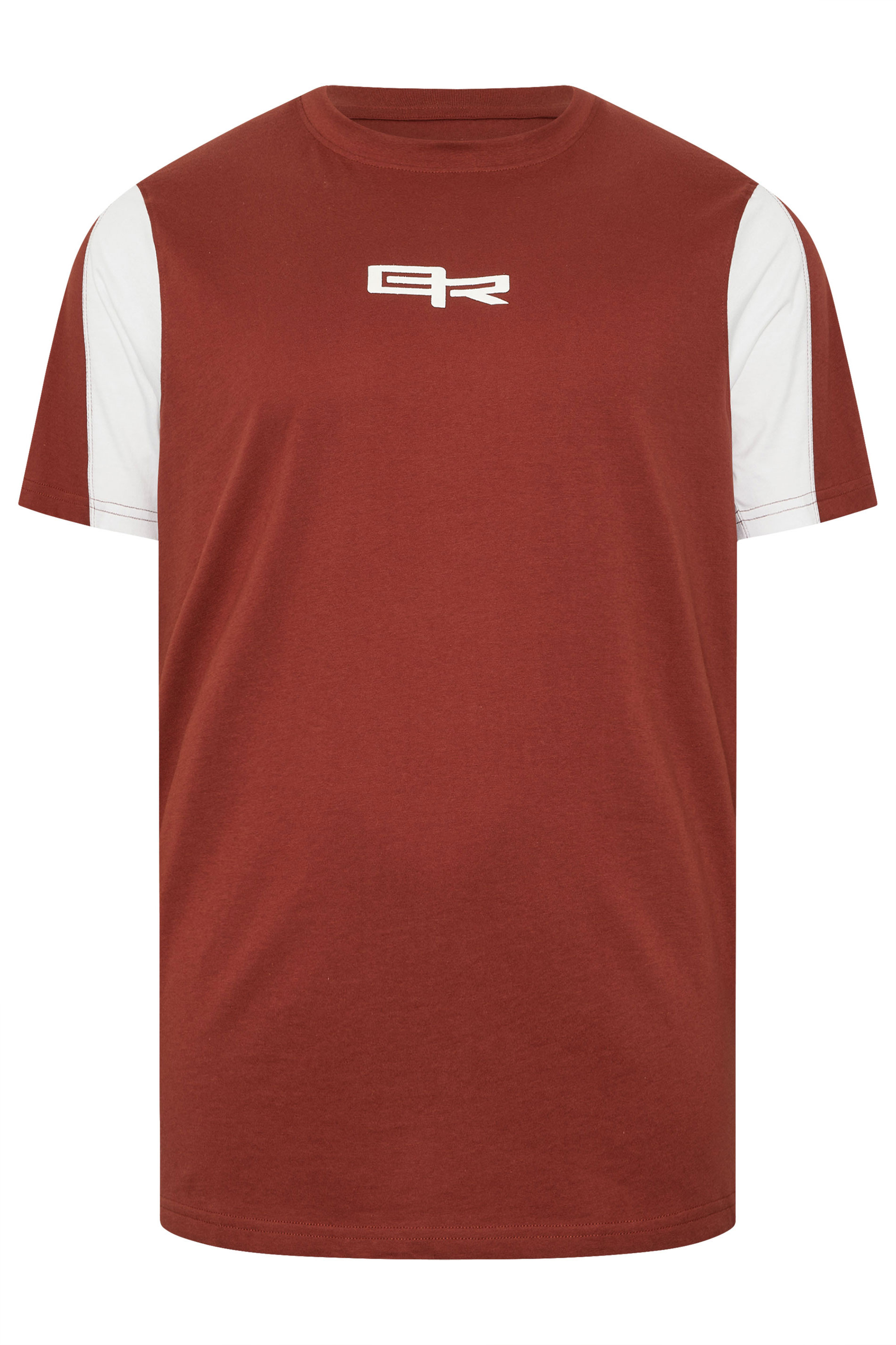 BadRhino Big & Tall Burnt Red Logo Cut & Sew T-Shirt | BadRhino 6