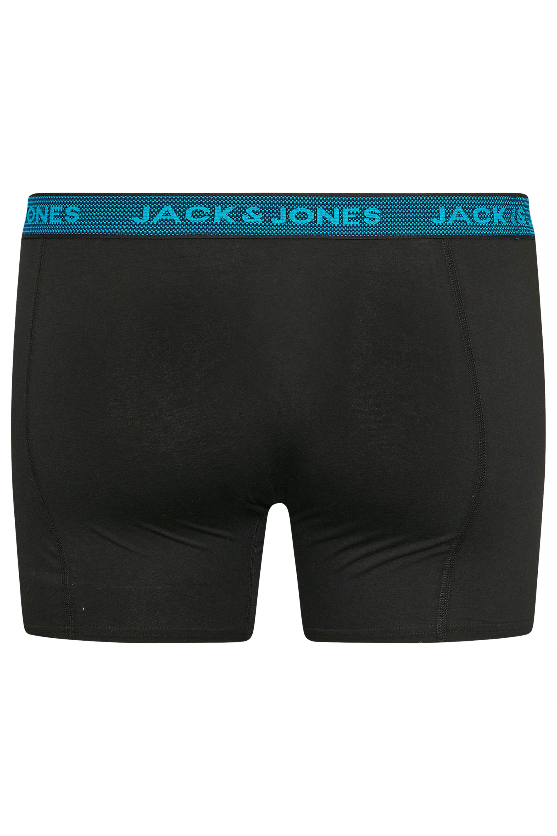 JACK & JONES Big & Tall Grey 3 Pack Boxers | BadRhino 8