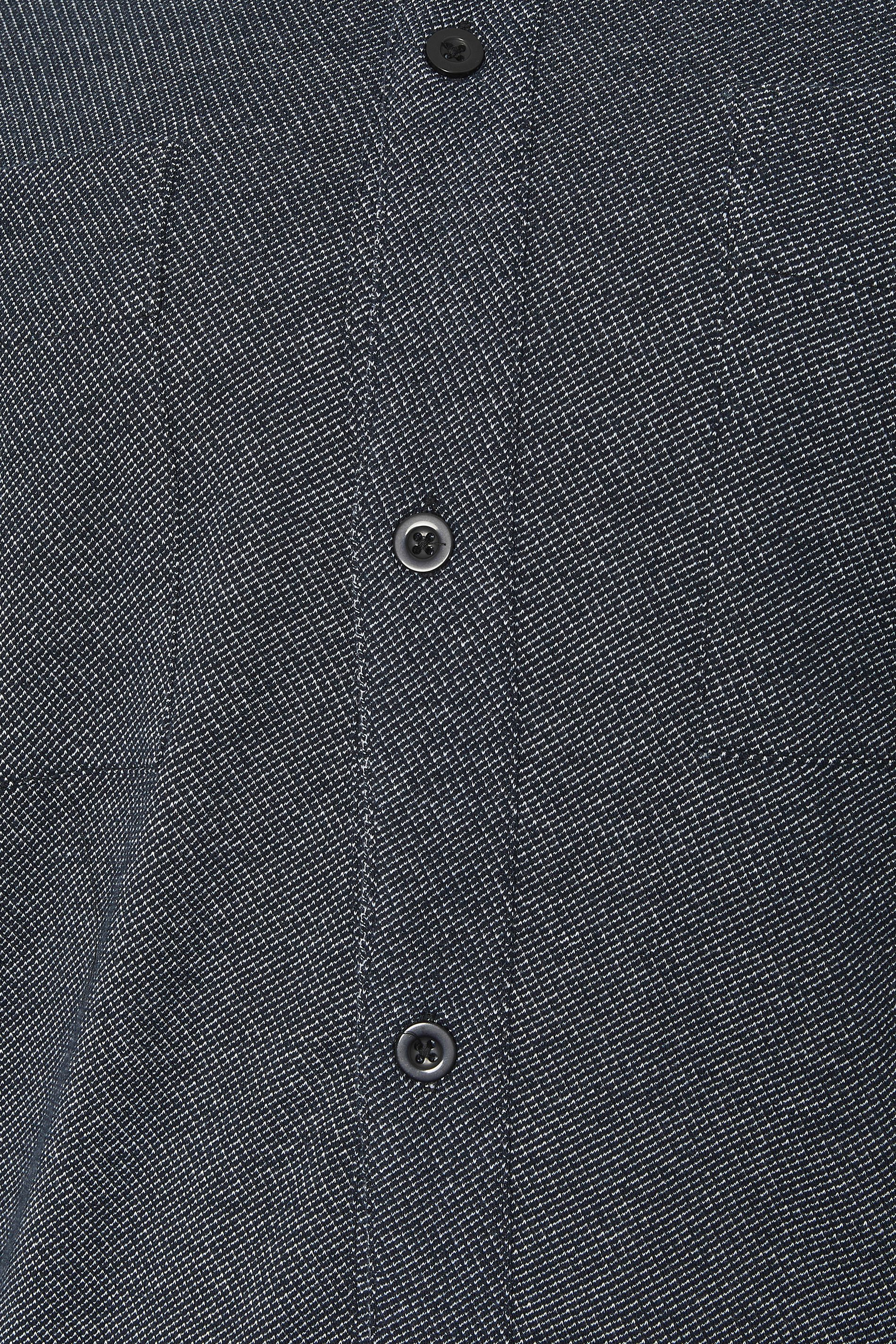 STUDIO A Big & Tall Navy Blue Button Through Shirt | BadRhino 3