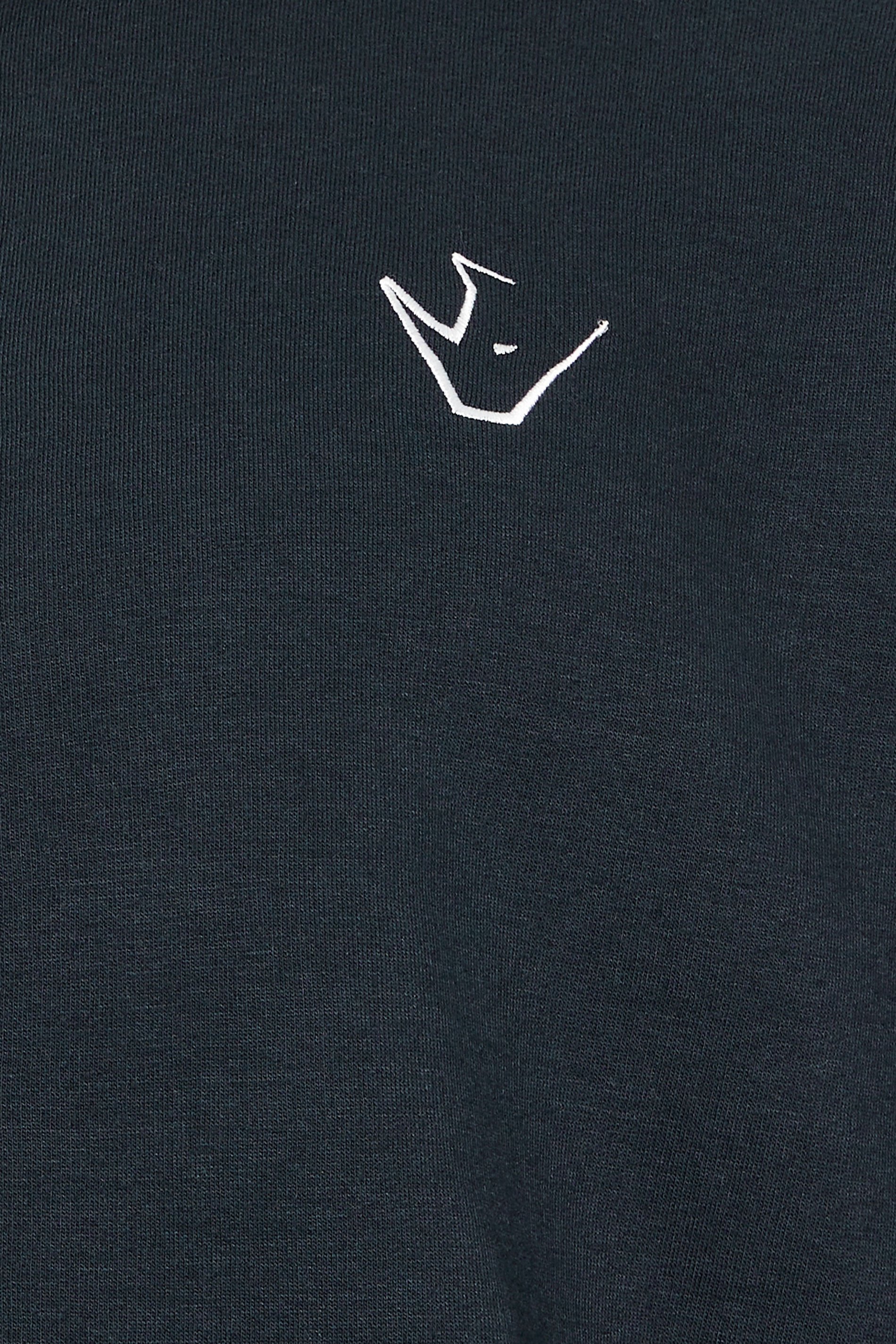 IronRhino Big & Tall Navy Blue 'Rest Day' Zip Through Hoodie | BadRhino 7