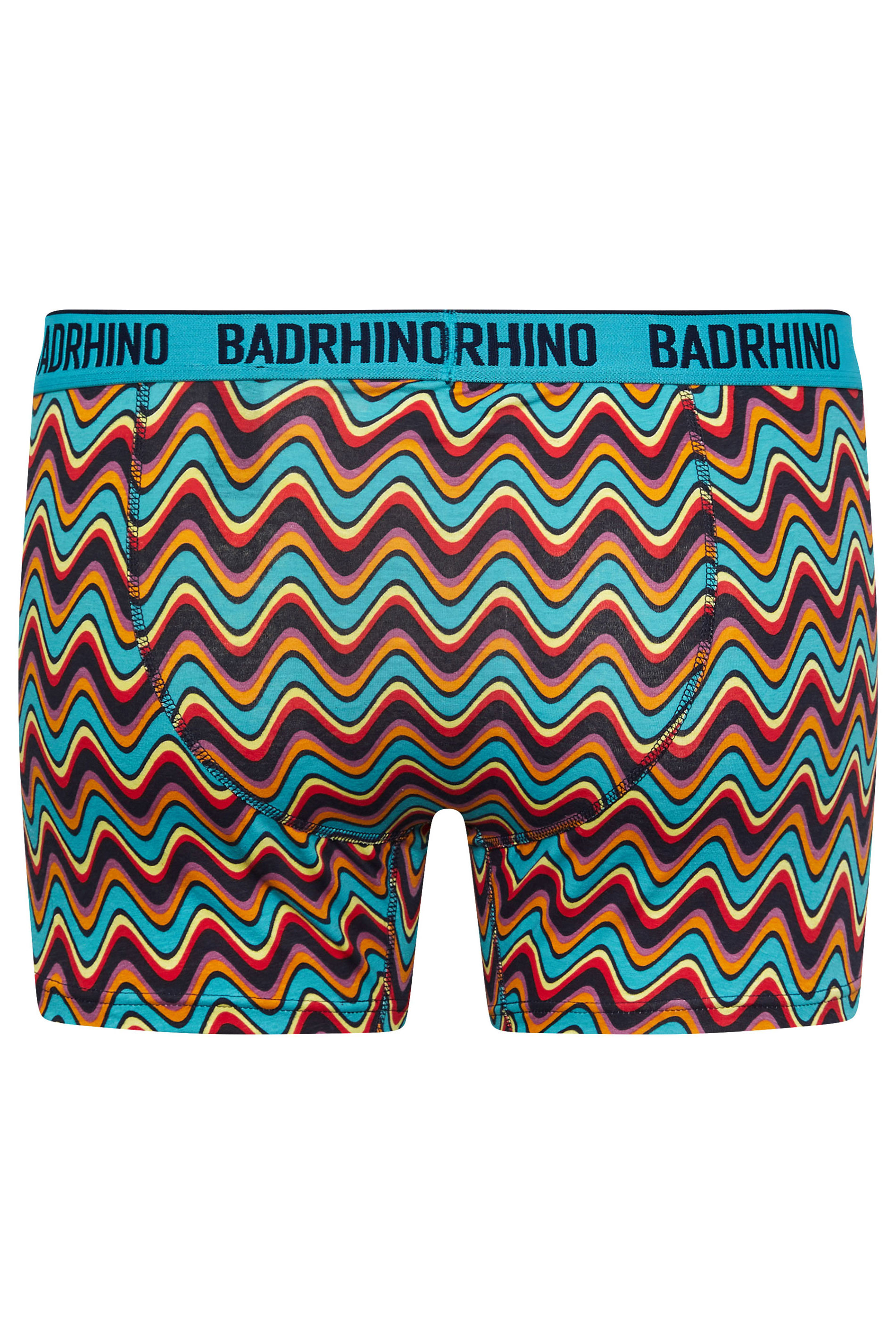 BadRhino Big & Tall 3 Pack Pink Orange & Teal Striped Boxers | BadRhino 6