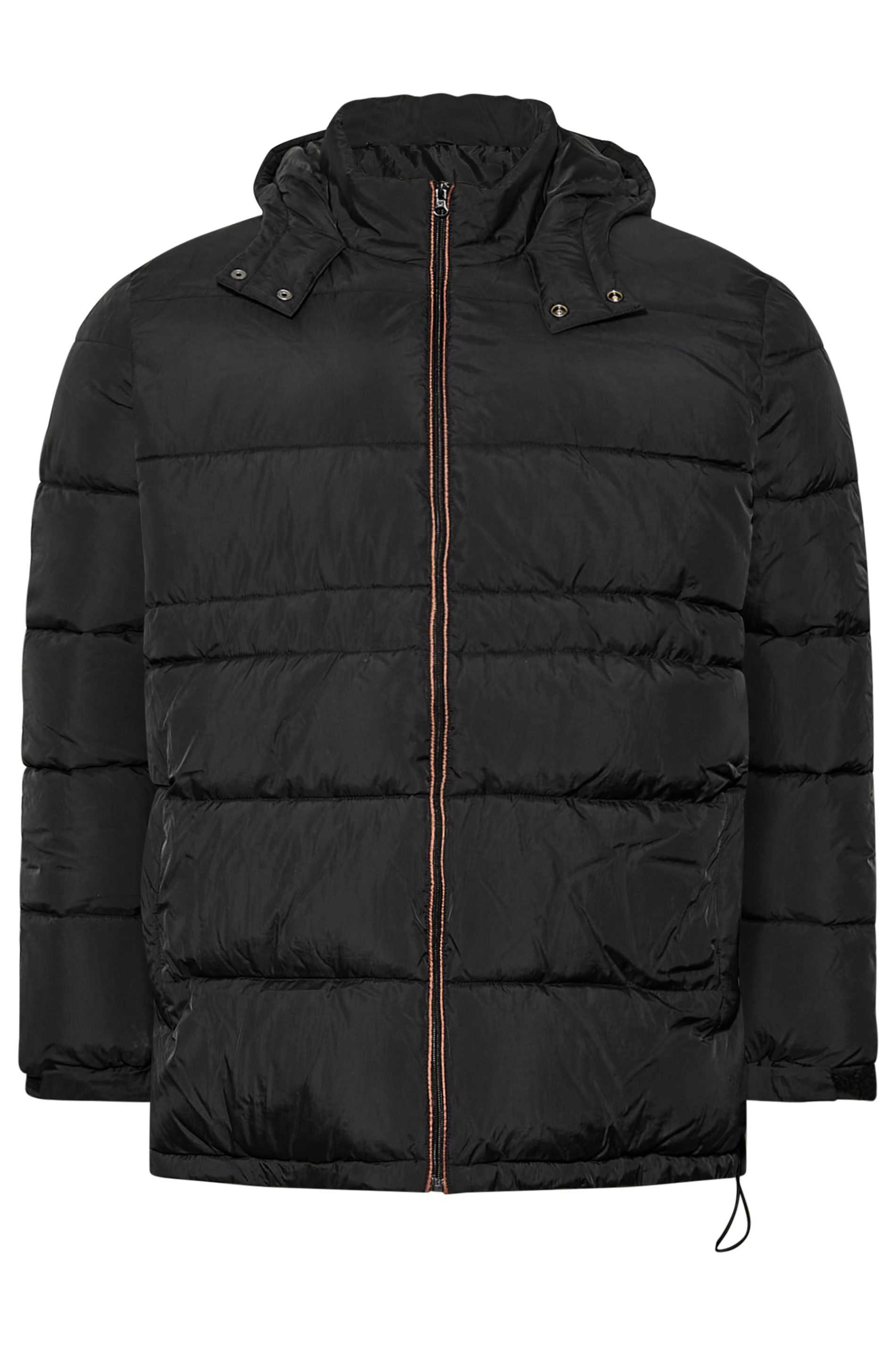 BadRhino Big & Tall Black Zip Puffer Jacket | BadRhino