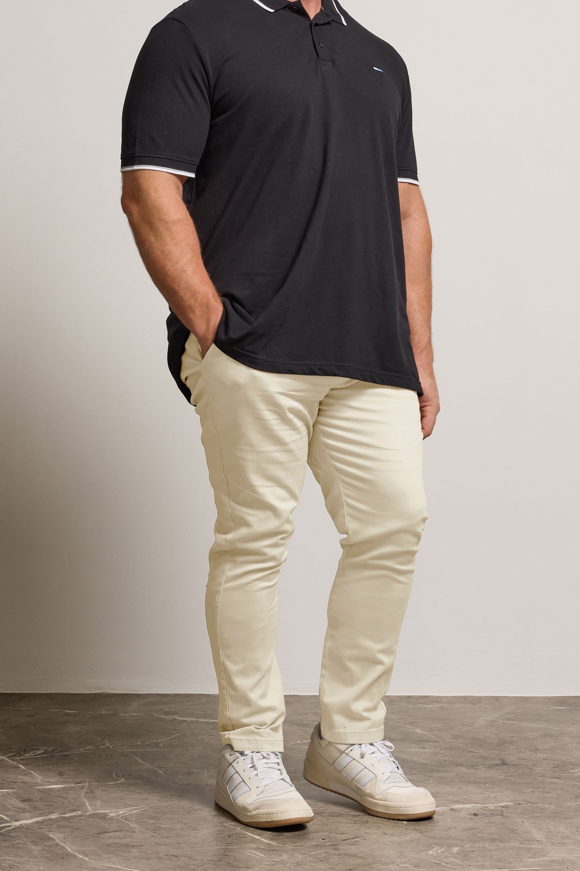 BadRhino Beige Brown Stretch Chinos | BadRhino 1