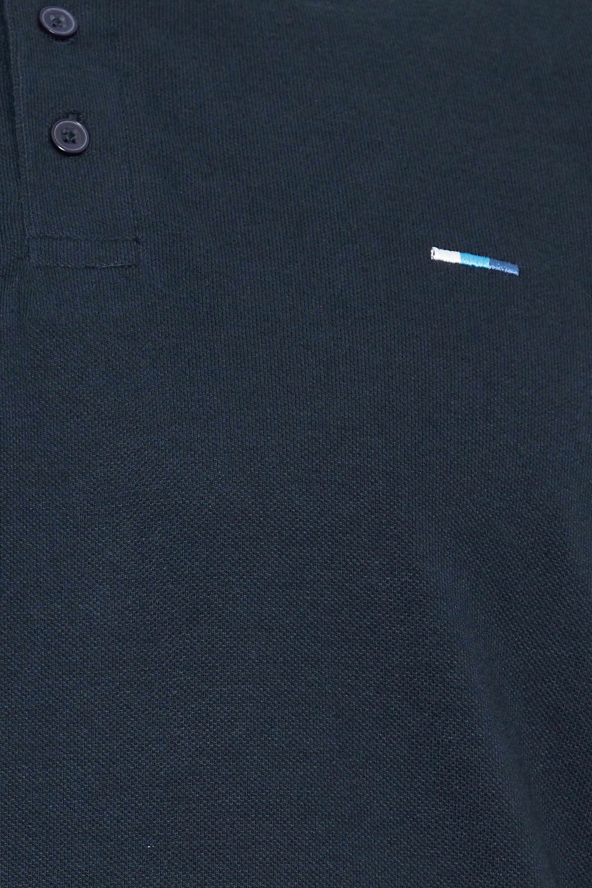 BadRhino Big & Tall Navy Blue Extra Long Core Polo Shirt | BadRhino 2