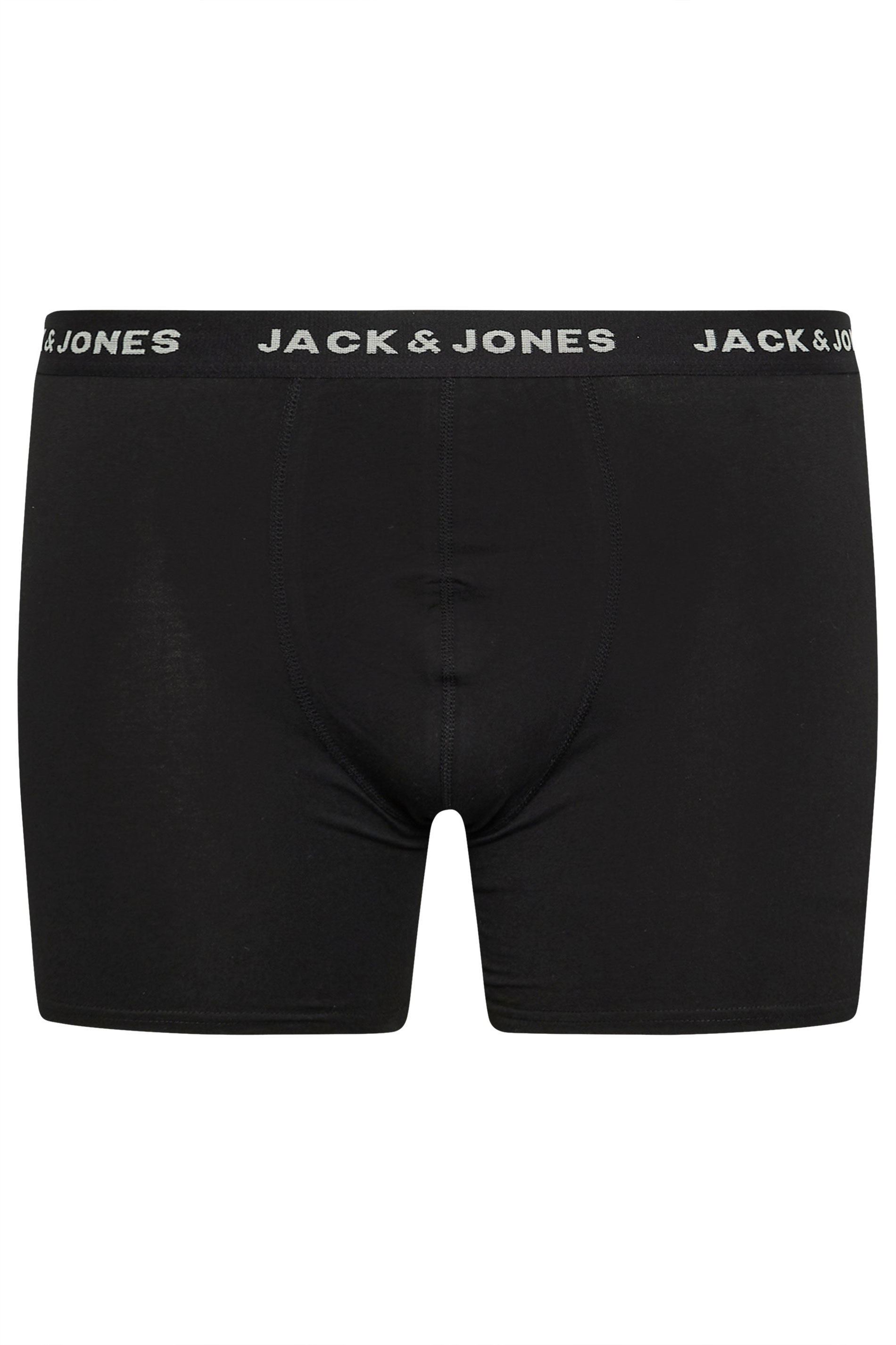JACK & JONES Big & Tall Black 7 Pack Basic Boxers | M&Co 9
