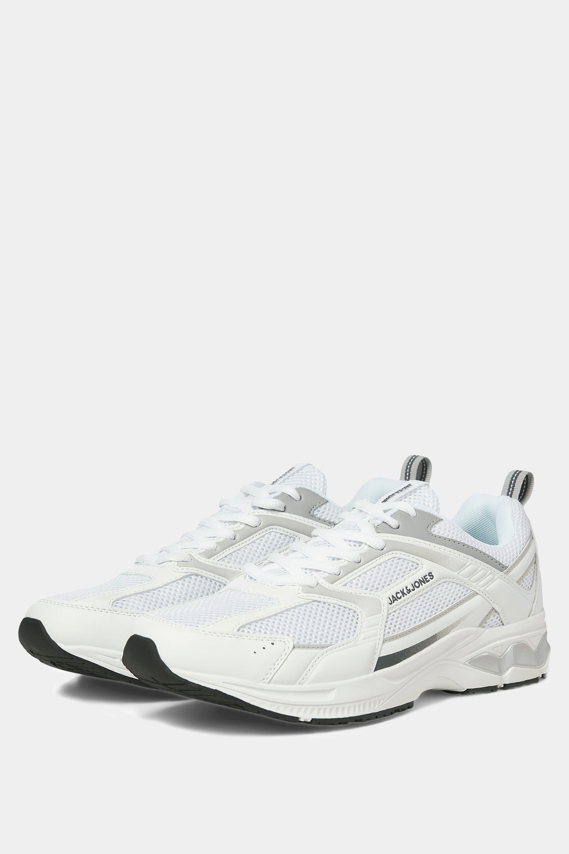 JACK & JONES White Mesh Trainer | BadRhino 2