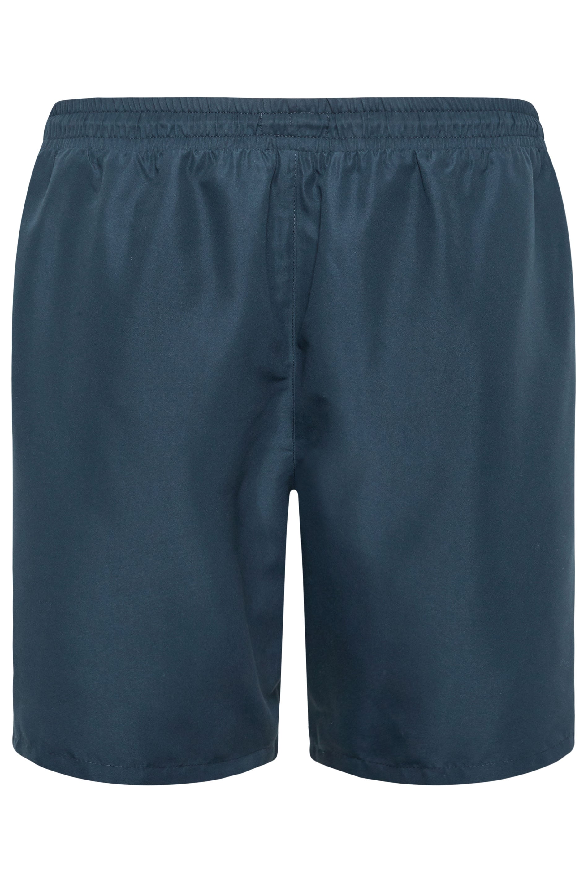 BadRhino Big & Tall Navy Blue Plain Swim Shorts | BadRhino 6