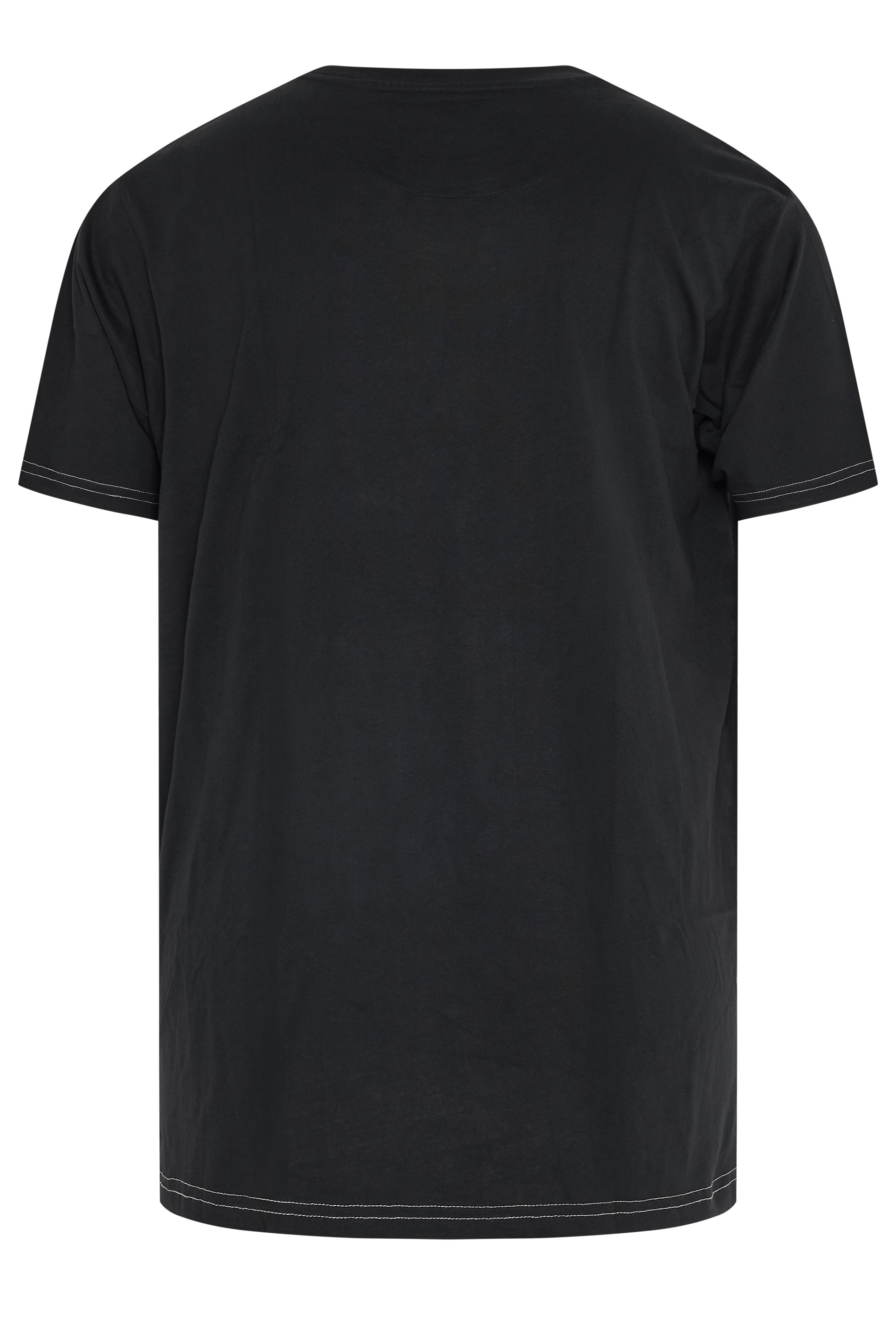 KAM Big & Tall Black Ace of Spades Skull T-Shirt | BadRhino 2