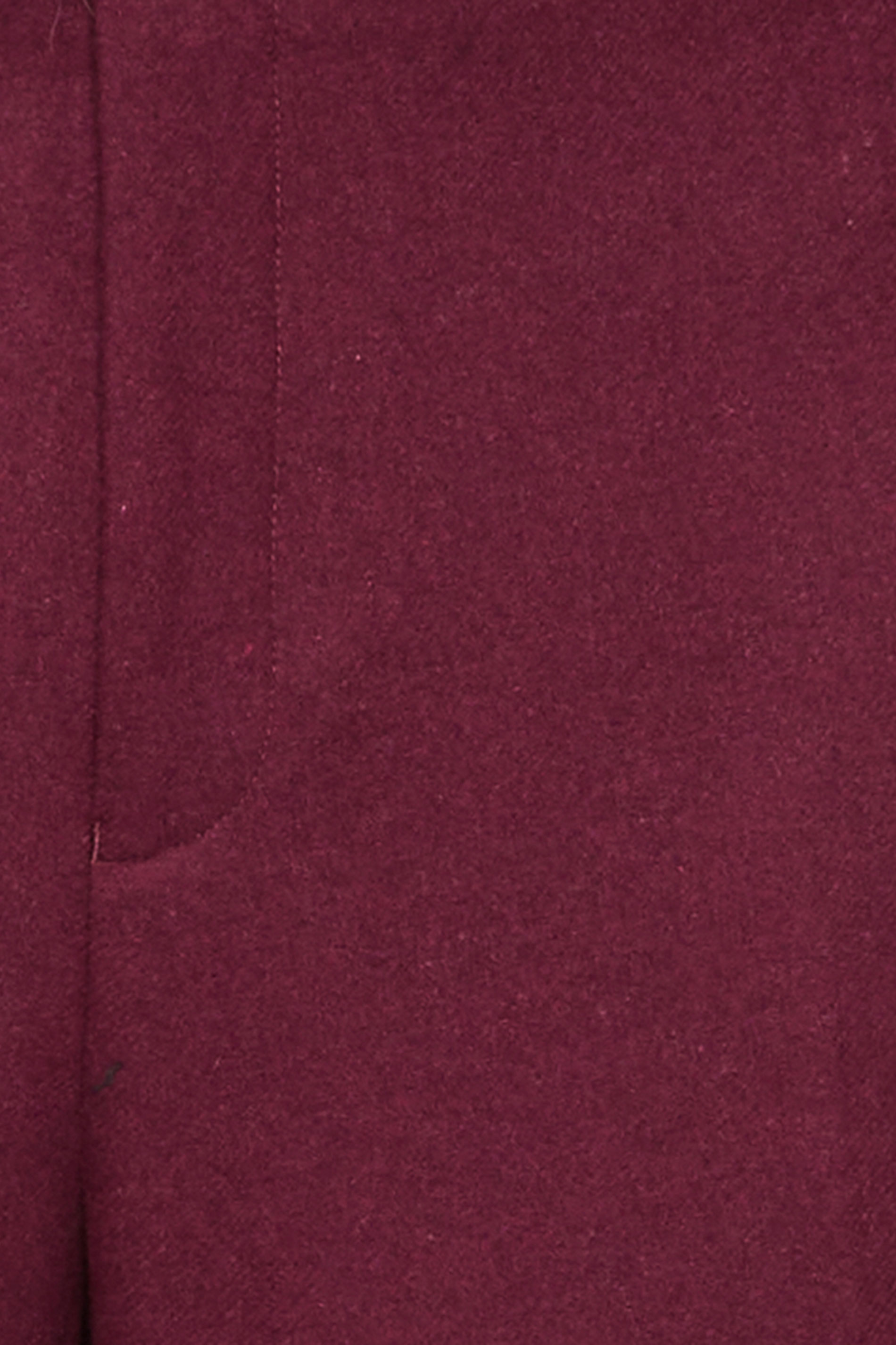 BadRhino Tailoring Big & Tall Burgundy Red Tweed Suit Trouers | BadRhino 7