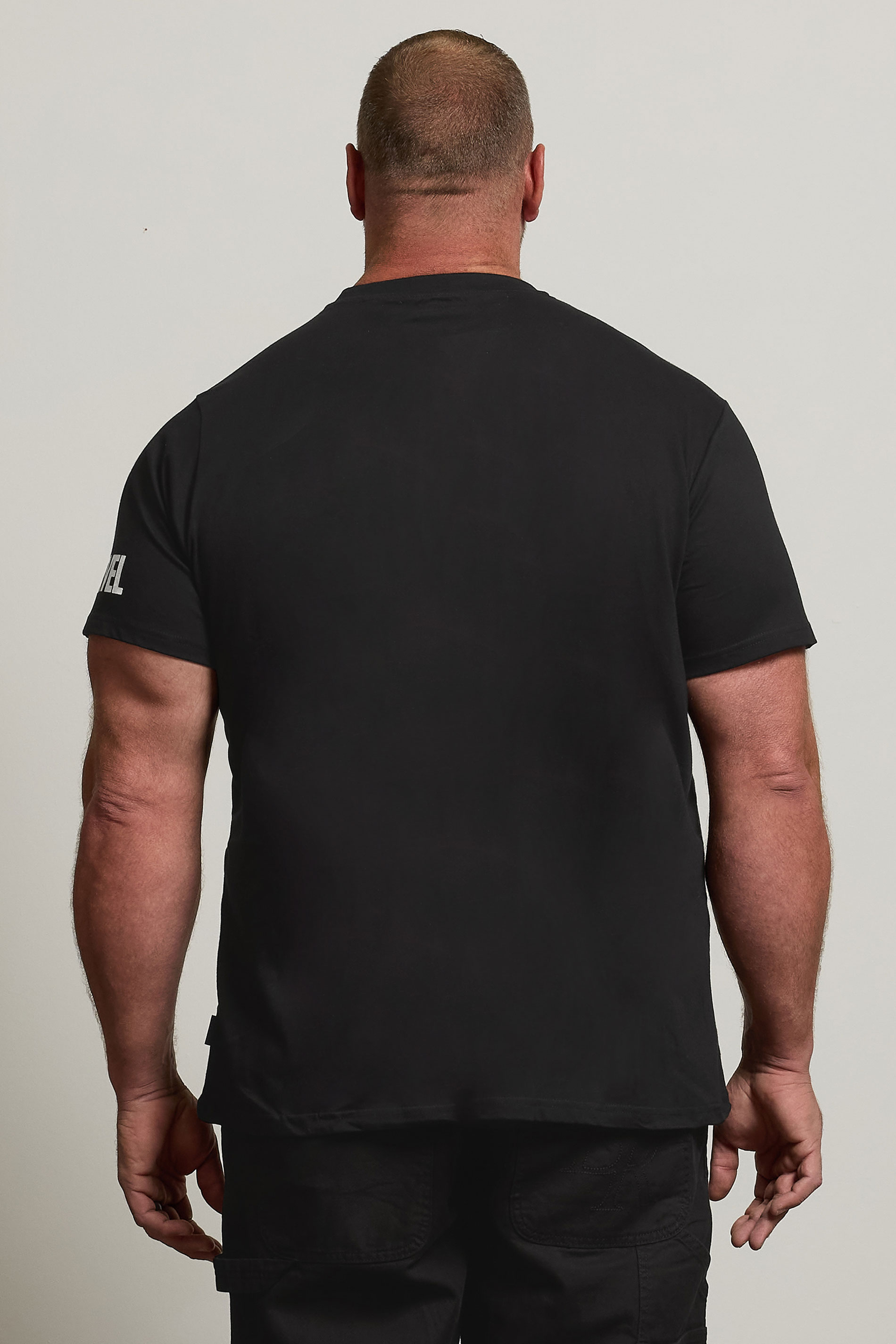 BadRhino Big & Tall Black Deadpool Graphic T-Shirt | BadRhino 3