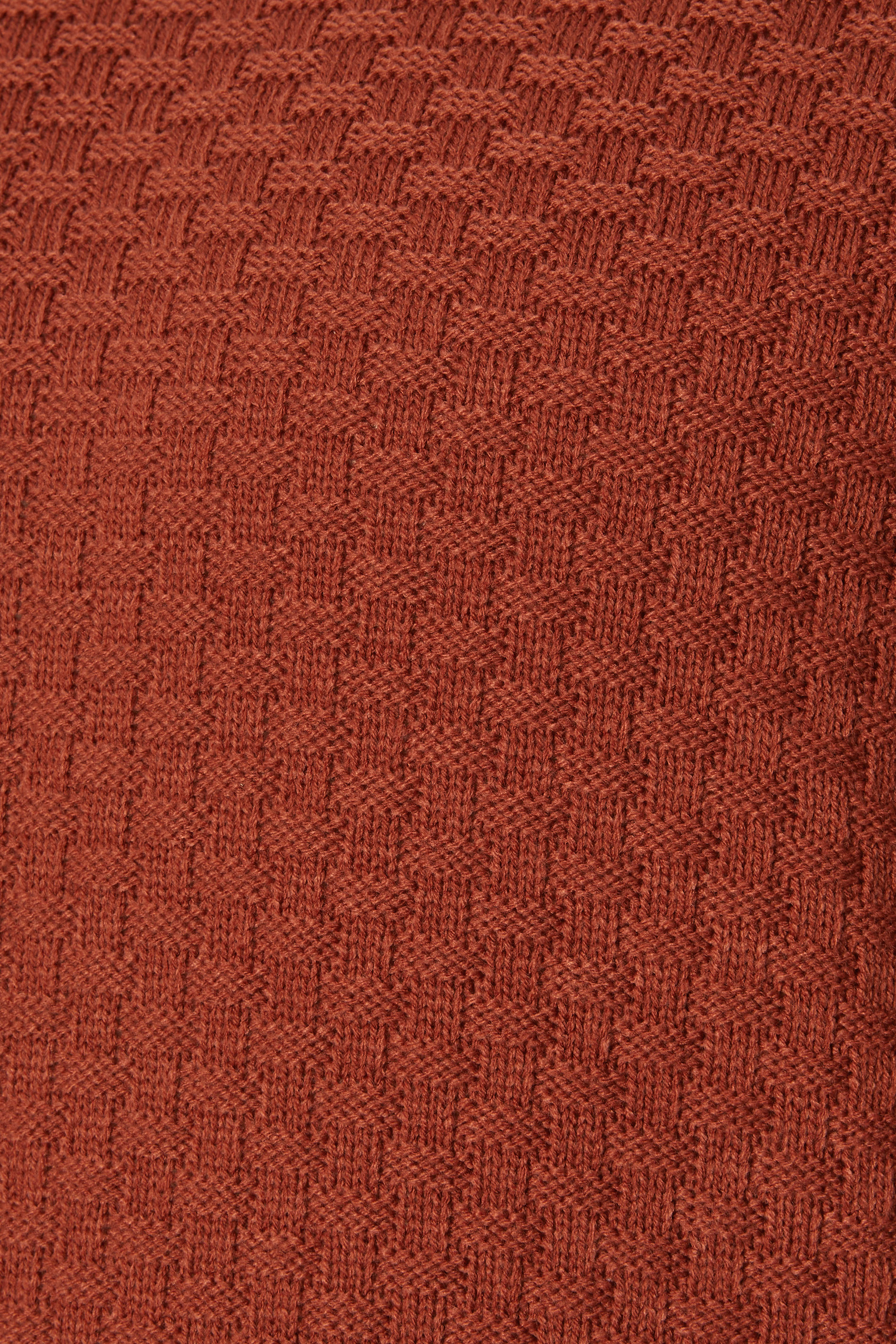 BadRhino Big & Tall Burnt Red Textured Crew Neck Knitted Jumper | BadRhino 7