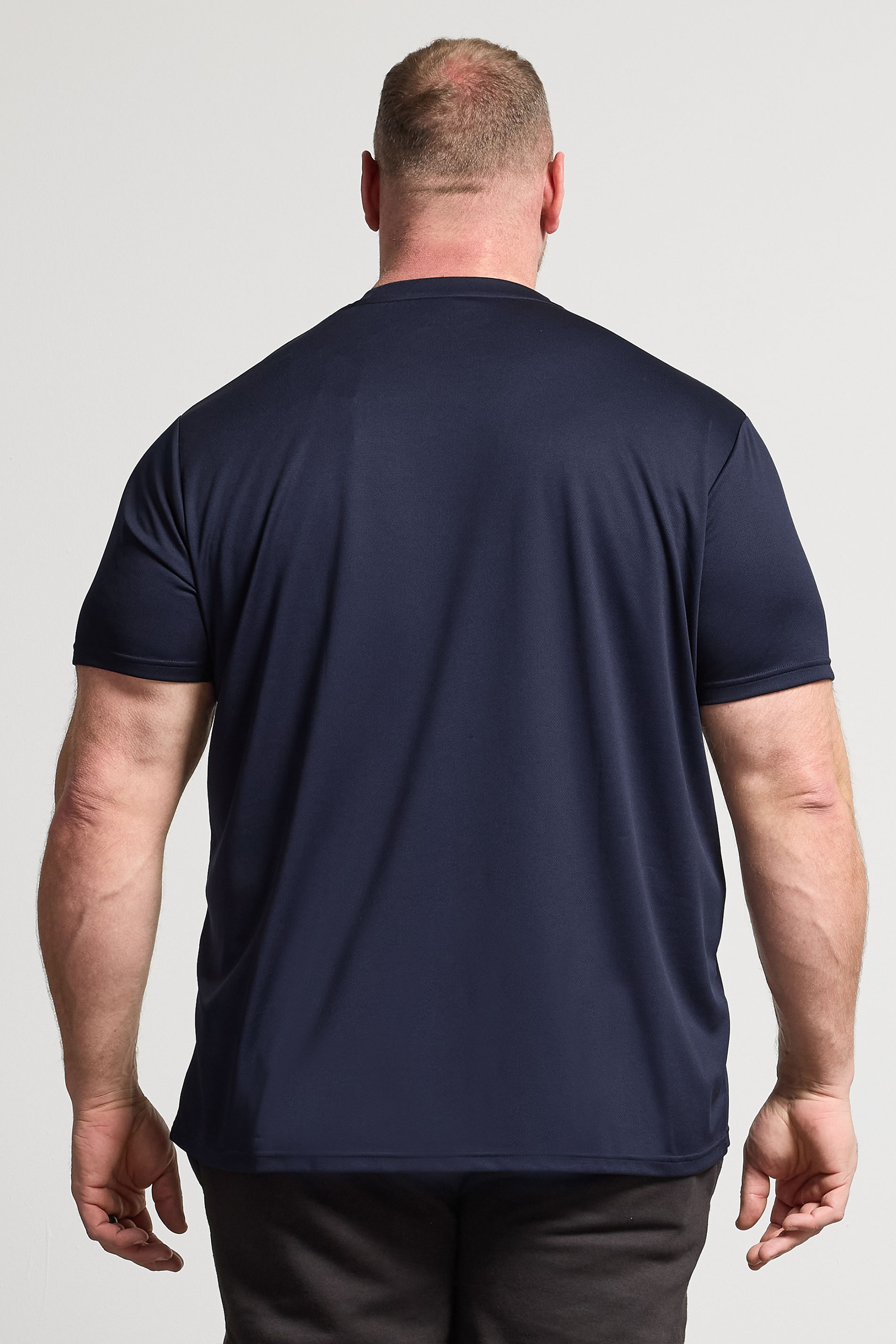 BadRhino Big & Tall Navy Blue Active T-Shirt | BadRhino 3