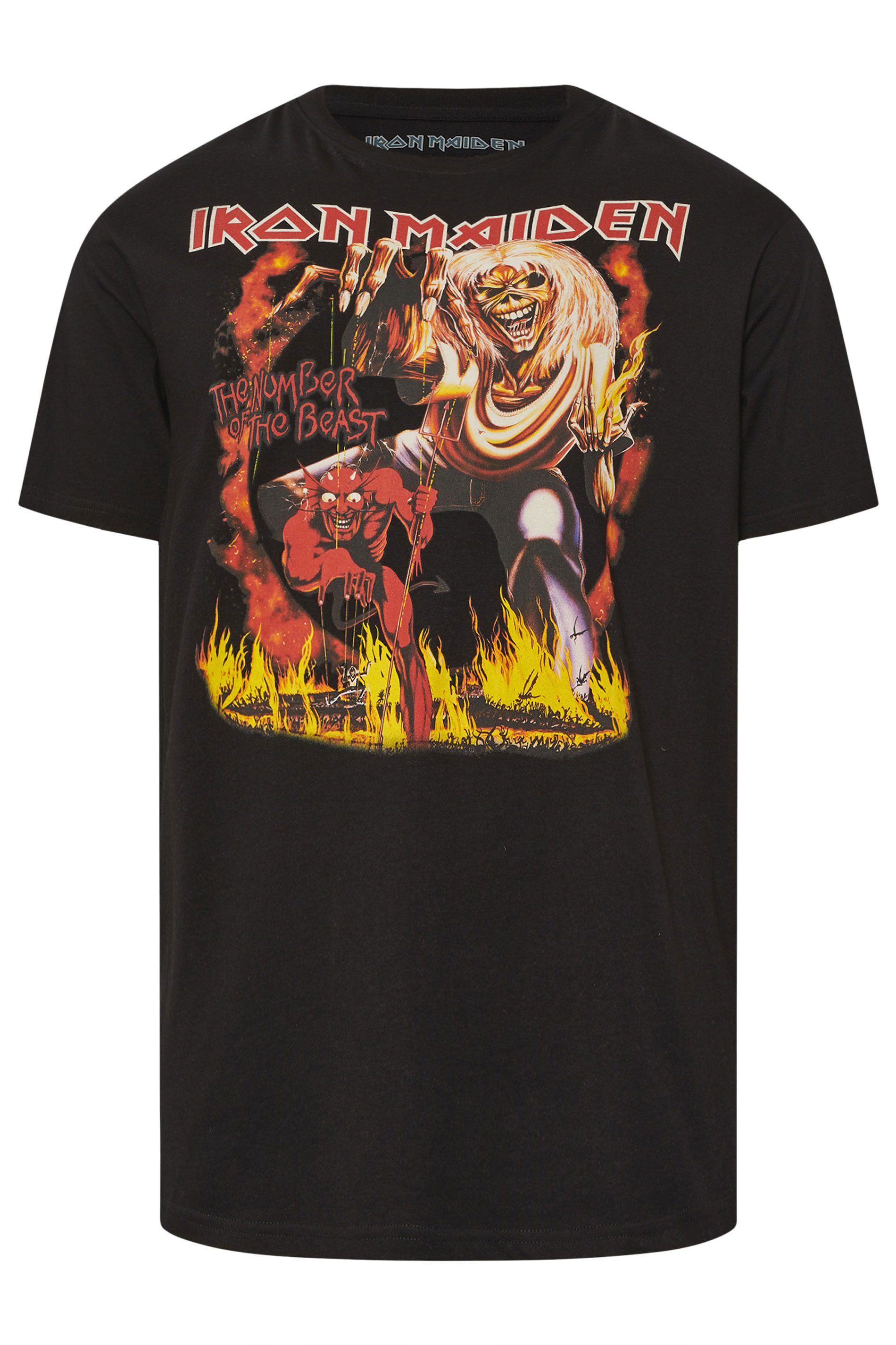 BadRhino Big & Tall Black Iron Maiden Graphic T-Shirt | BadRhino 5