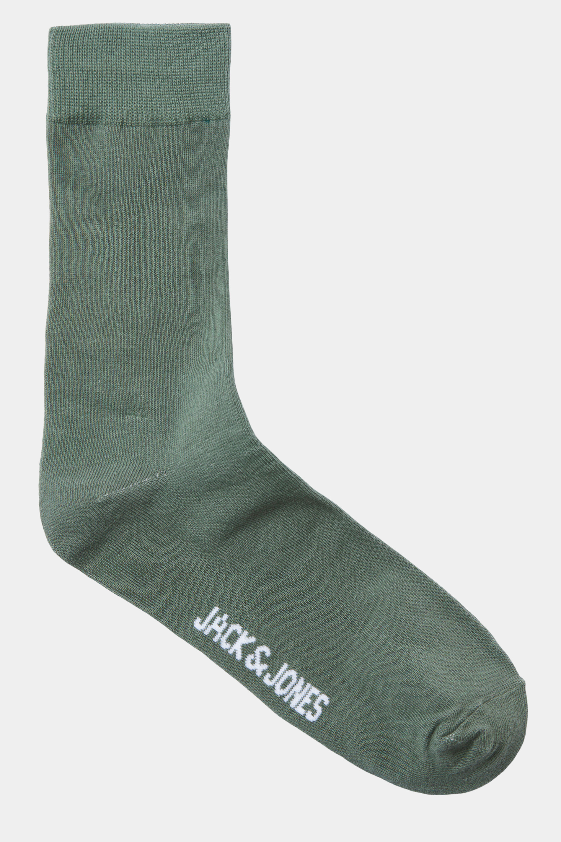 JACK & JONES 3 Pack Green & Grey Socks | BadRhino 4