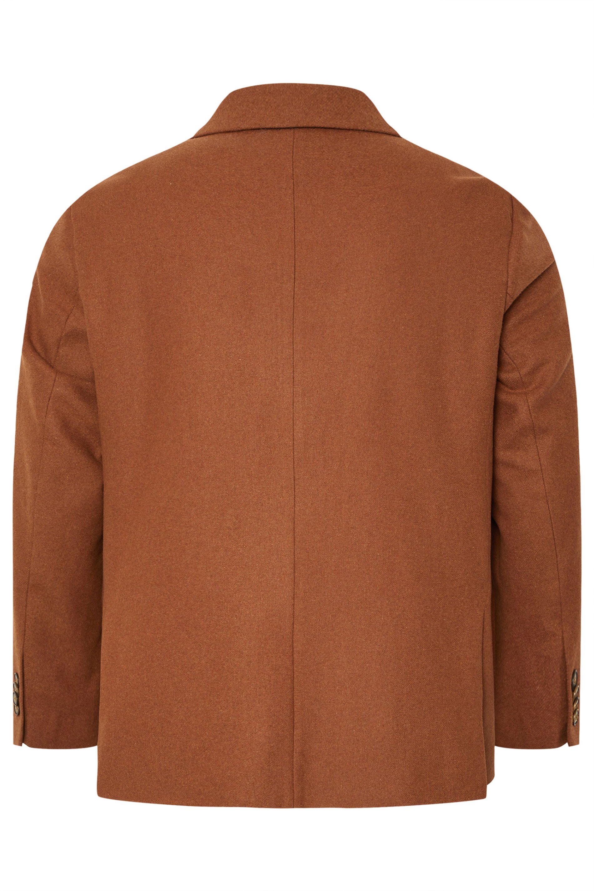 BadRhino Tailoring Big & Tall Rust Orange Tweed Suit Jacket | BadRhino 10