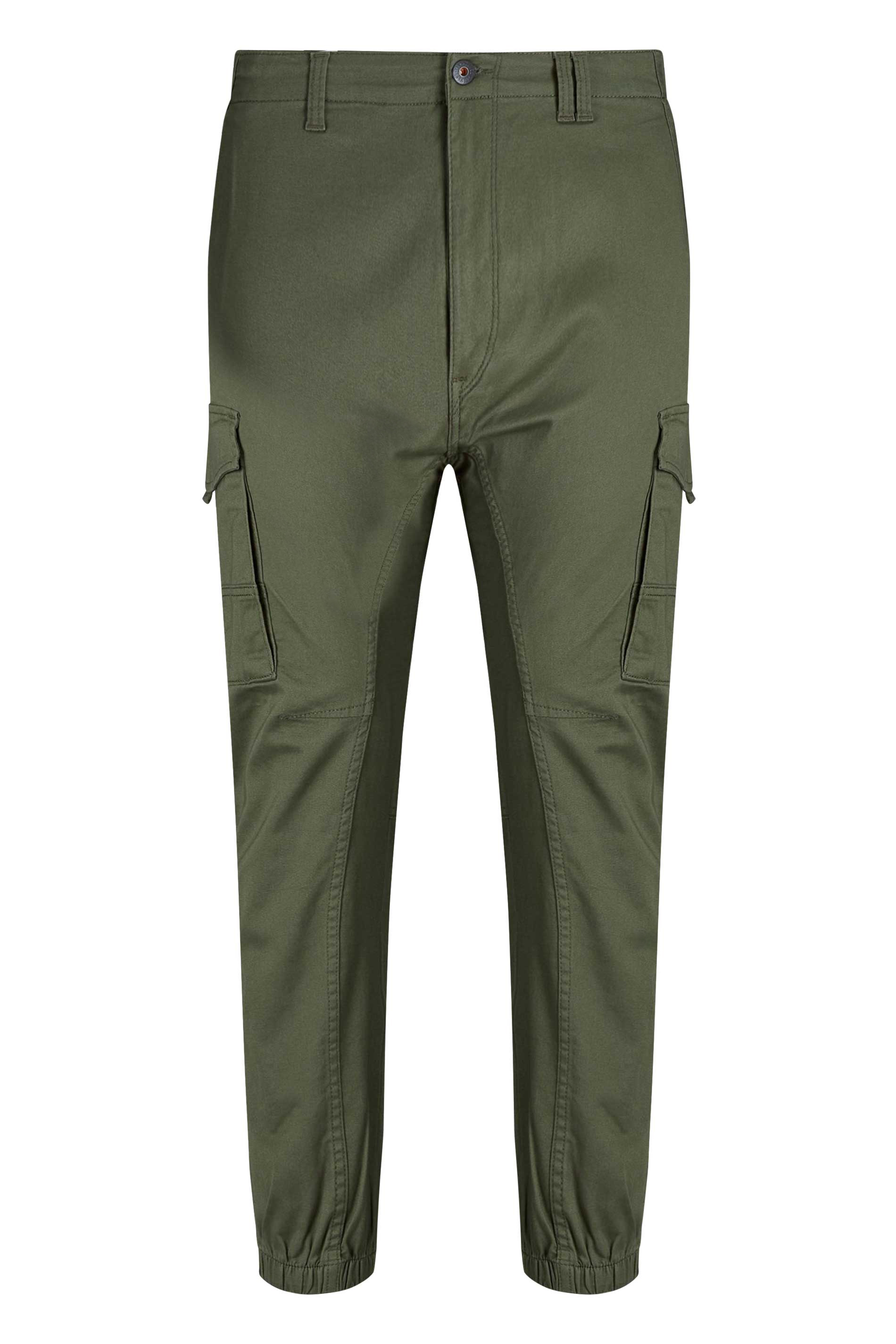 Cotton cargo trousers - Dark khaki green - Ladies | H&M IN