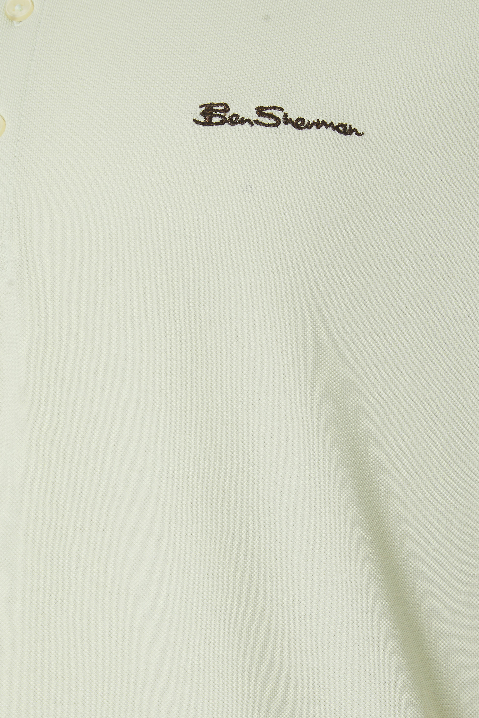Ben Sherman Big & Tall Green Signature Pique Polo Shirt | BadRhino 2