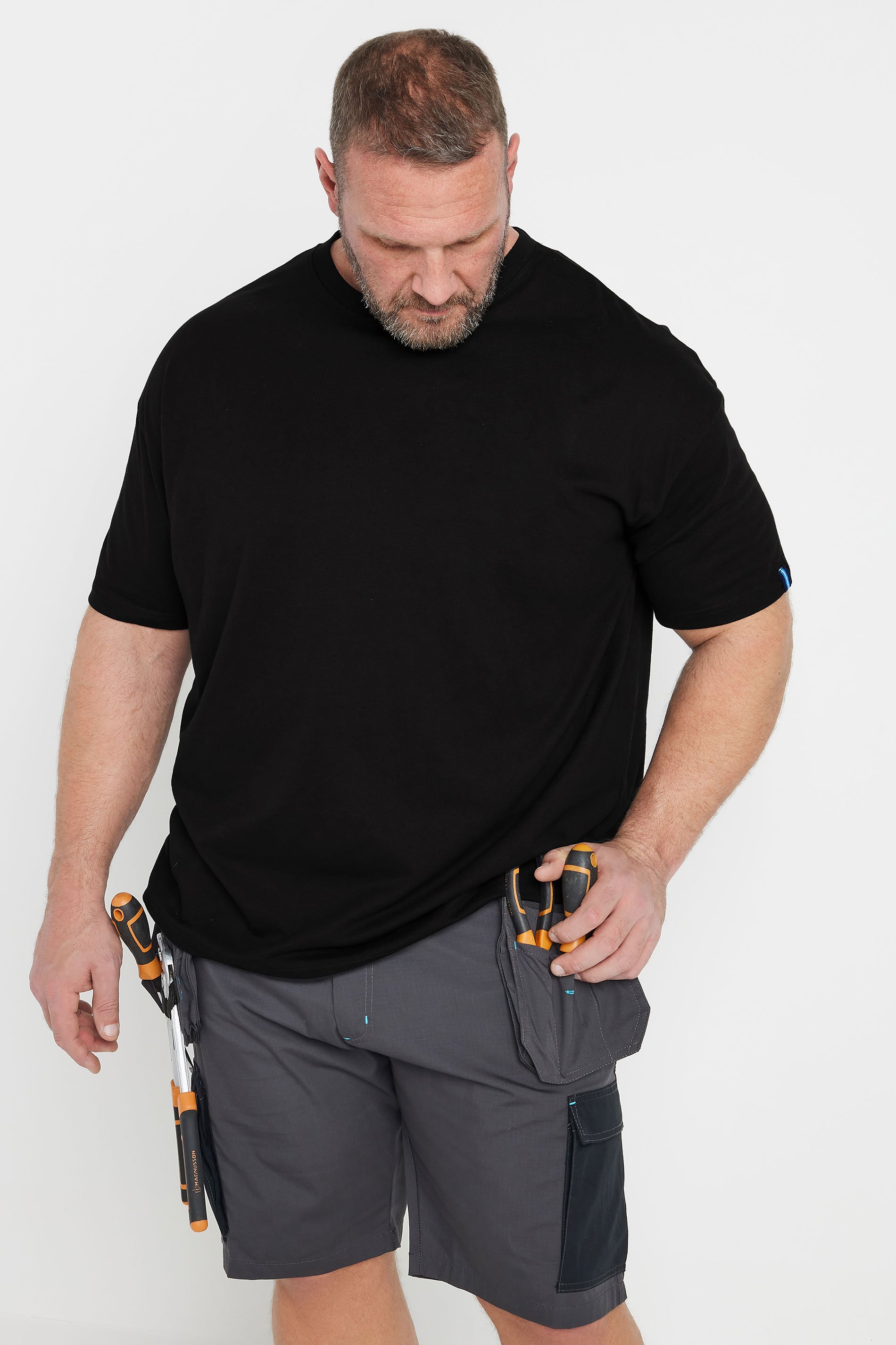 BadRhino Big & Tall Black Short Sleeve T-Shirt | BadRhino 2