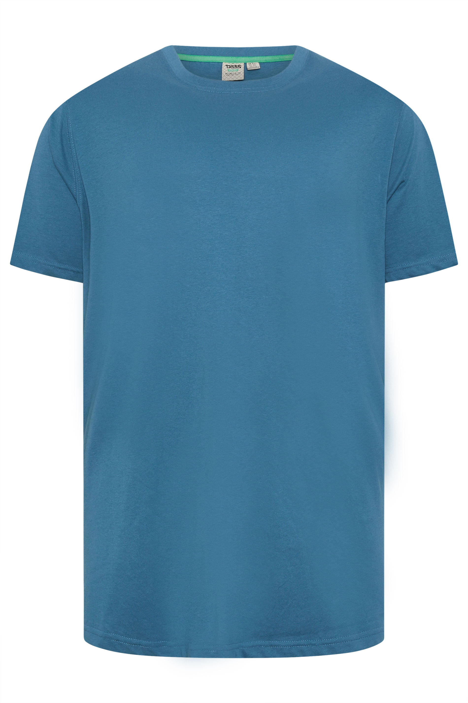 D555 Big & Tall Teal Blue Core T-Shirt | BadRhino 2