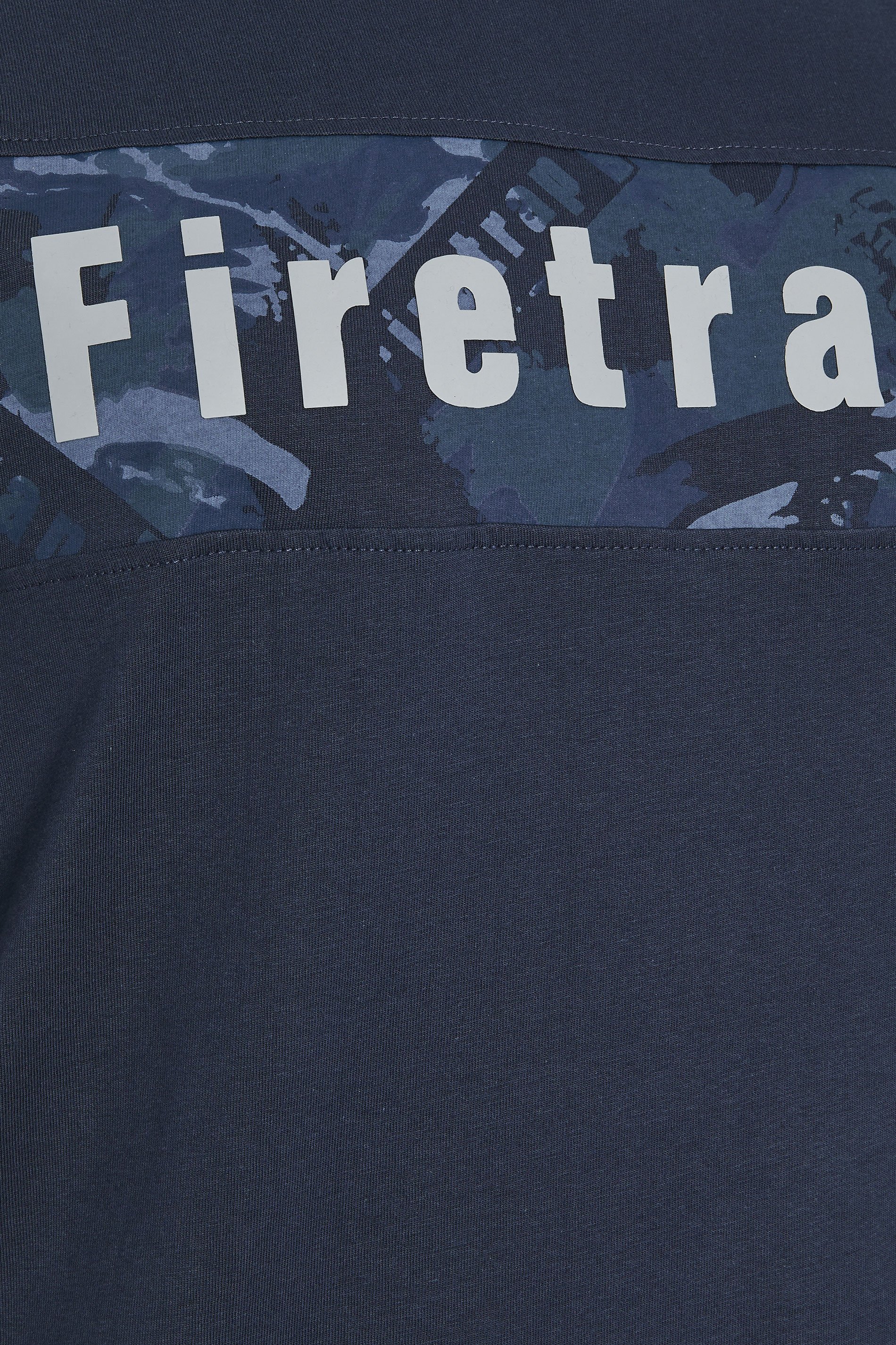 FIRETRAP Big & Tall Navy Blue Logo Print T-Shirt | BadRhino 3