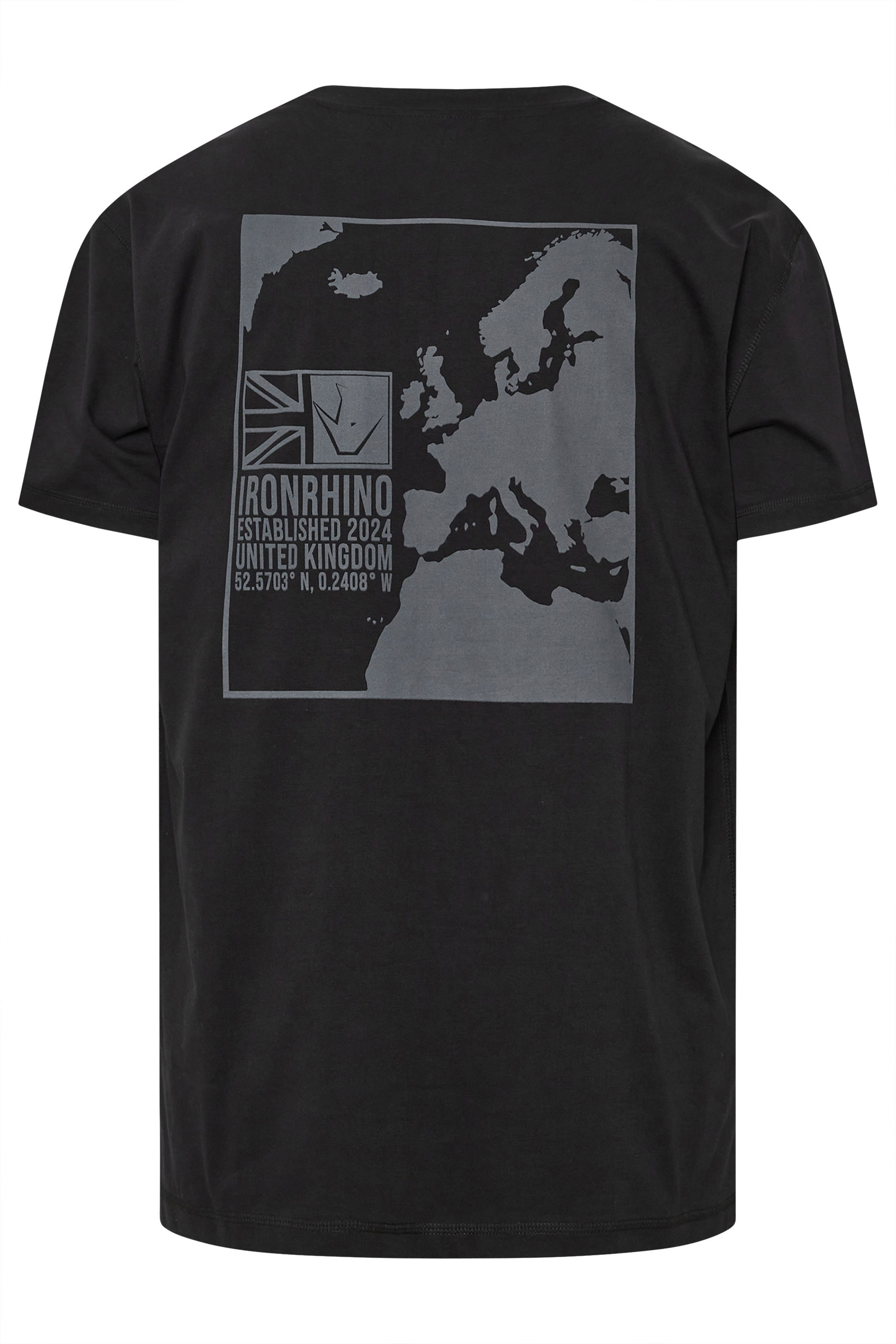 IronRhino Big & Tall Black 'Established 2024' T-Shirt | BadRhino 7