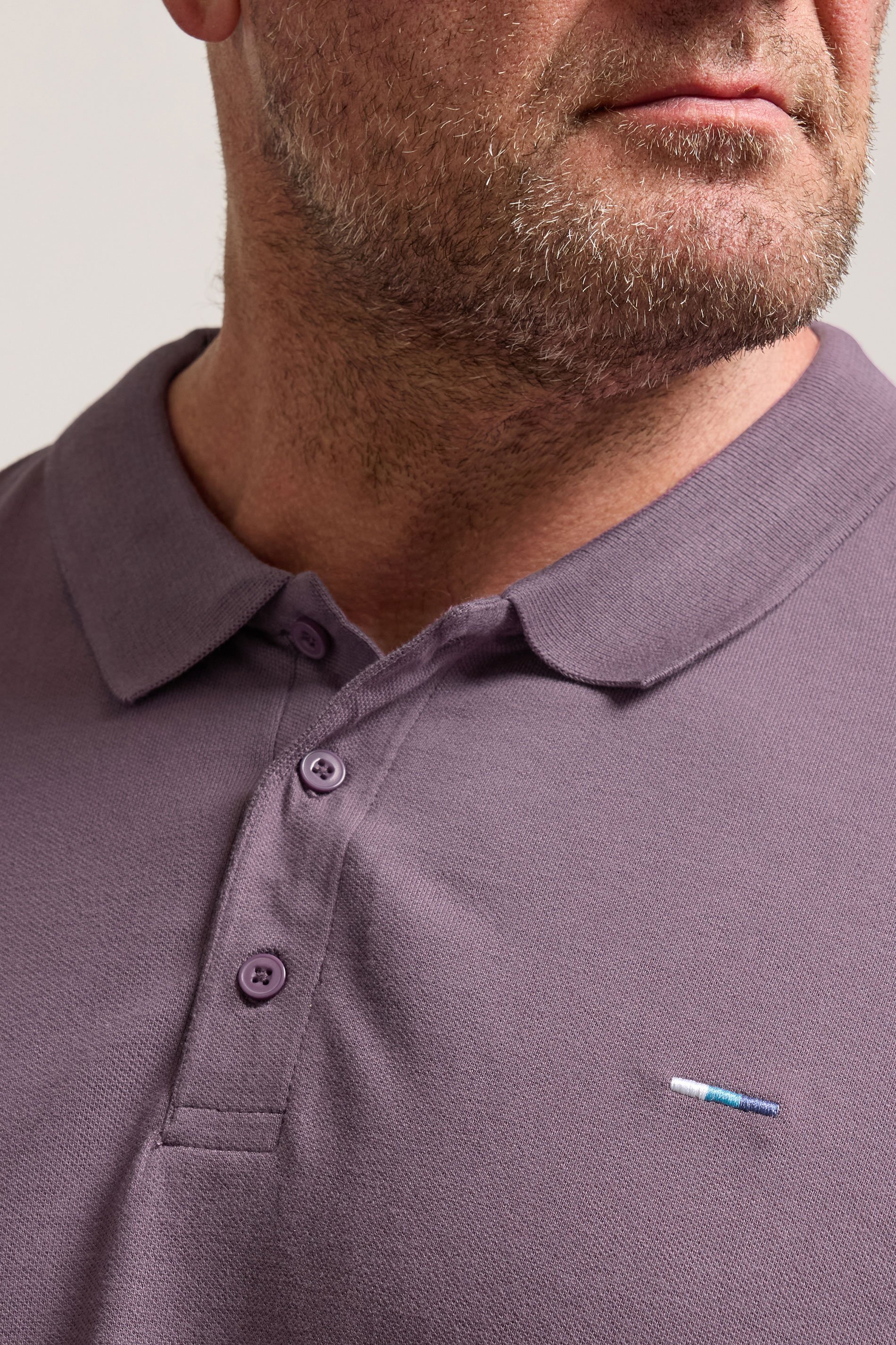 BadRhino Big & Tall Purple Polo Shirt | BadRhino 4