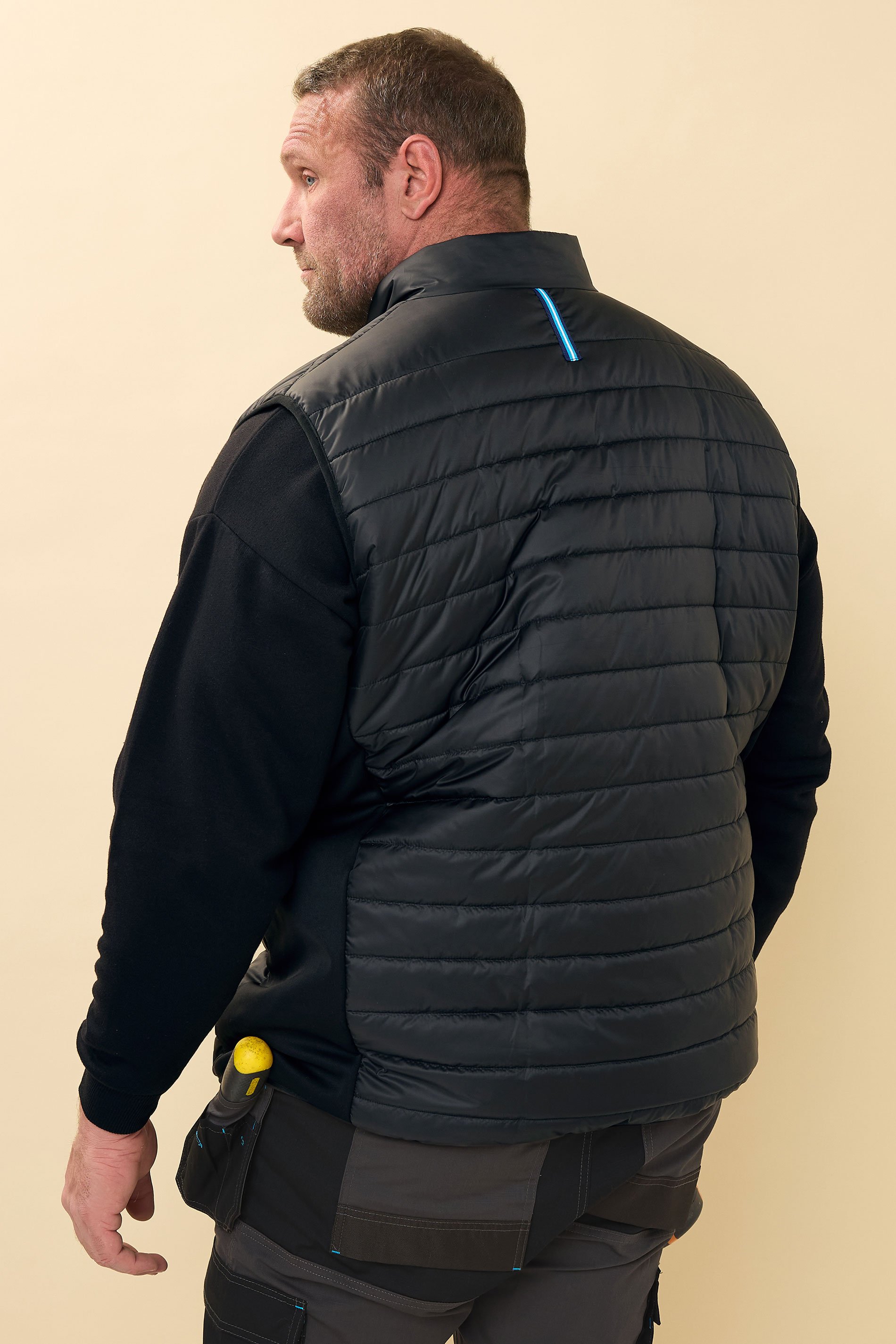 BadRhino Big & Tall Black Workwear Gilet | BadRhino 5