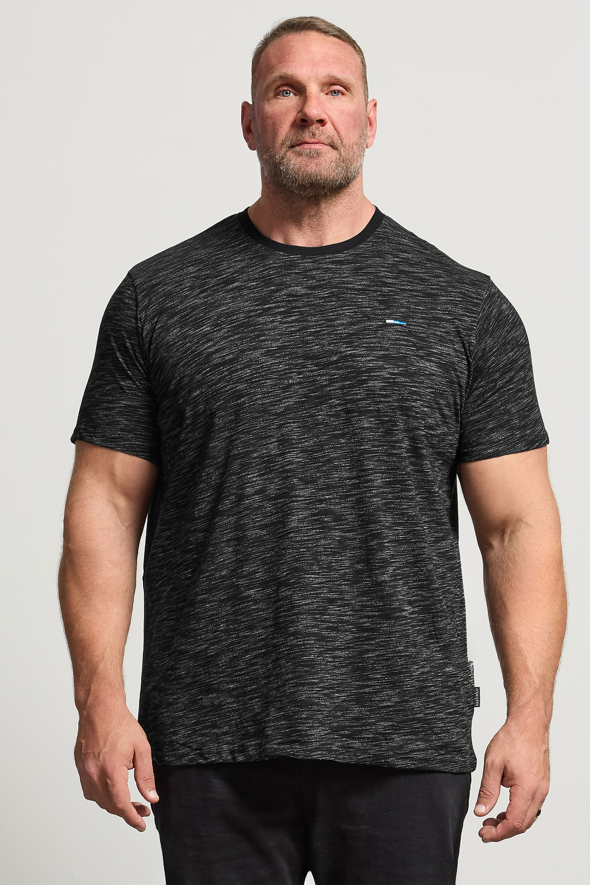 BadRhino Big & Tall Black Slub T-Shirt | BadRhino 1