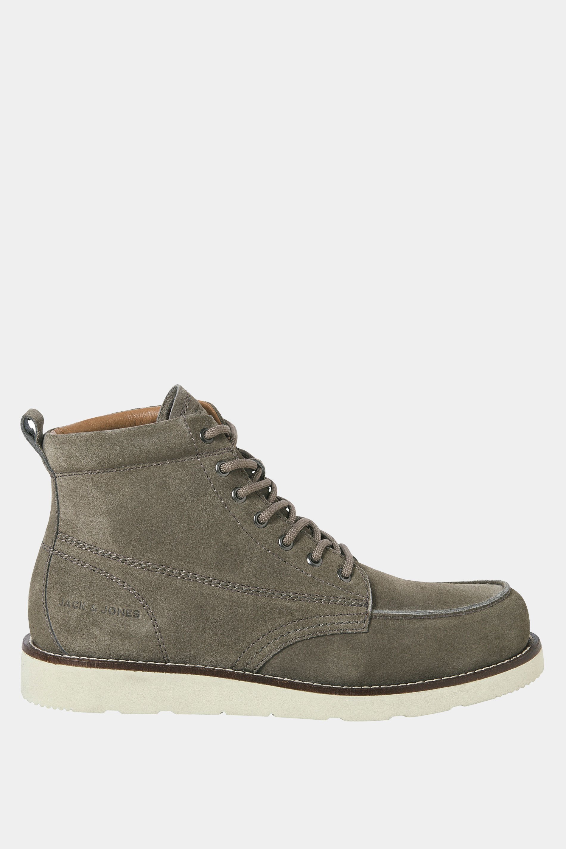 JACK & JONES Big & Tall Grey Suede Toronto Boots | BadRhino 2