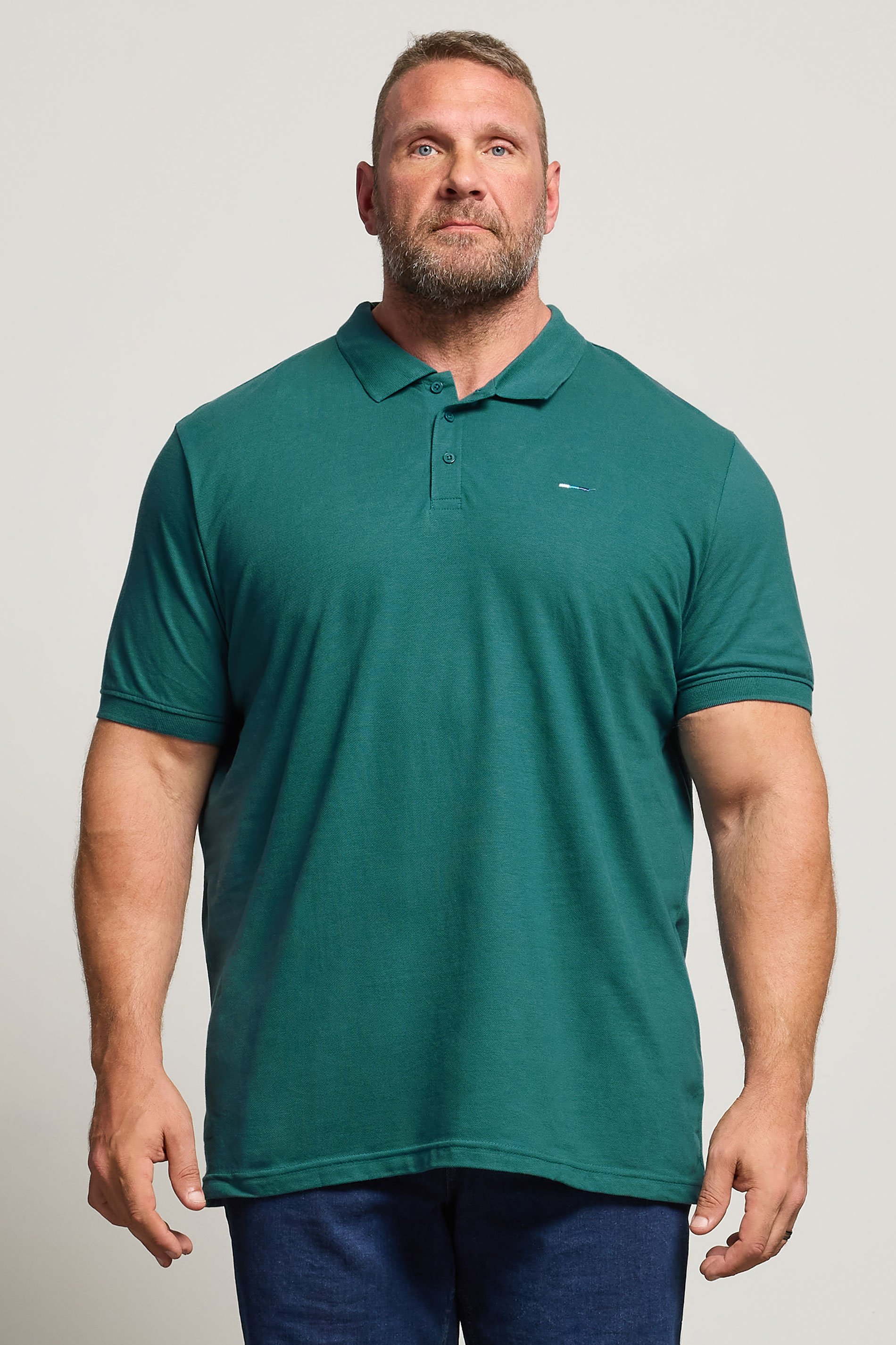 BadRhino Big & Tall Green Polo Shirt | BadRhino 1