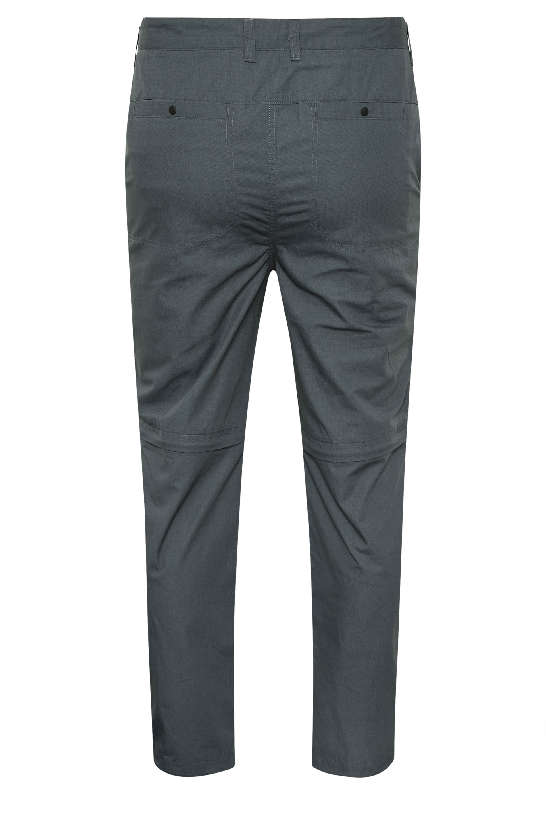 BadRhino Big & Tall Slate Grey 2 in 1 Trekking Trousers | BadRhino 9
