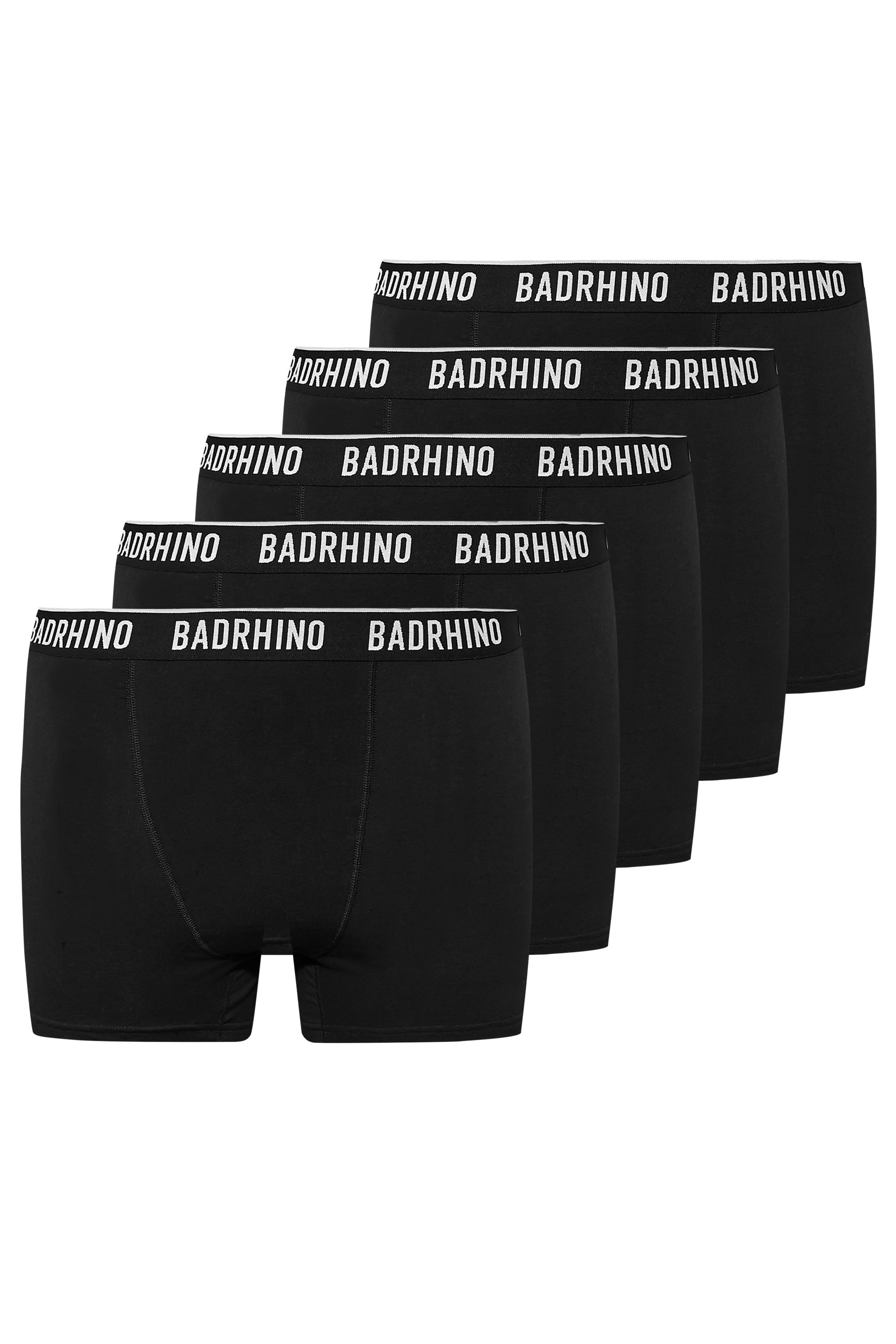 BadRhino Big & Tall 5 PACK Black Boxers | BadRhino