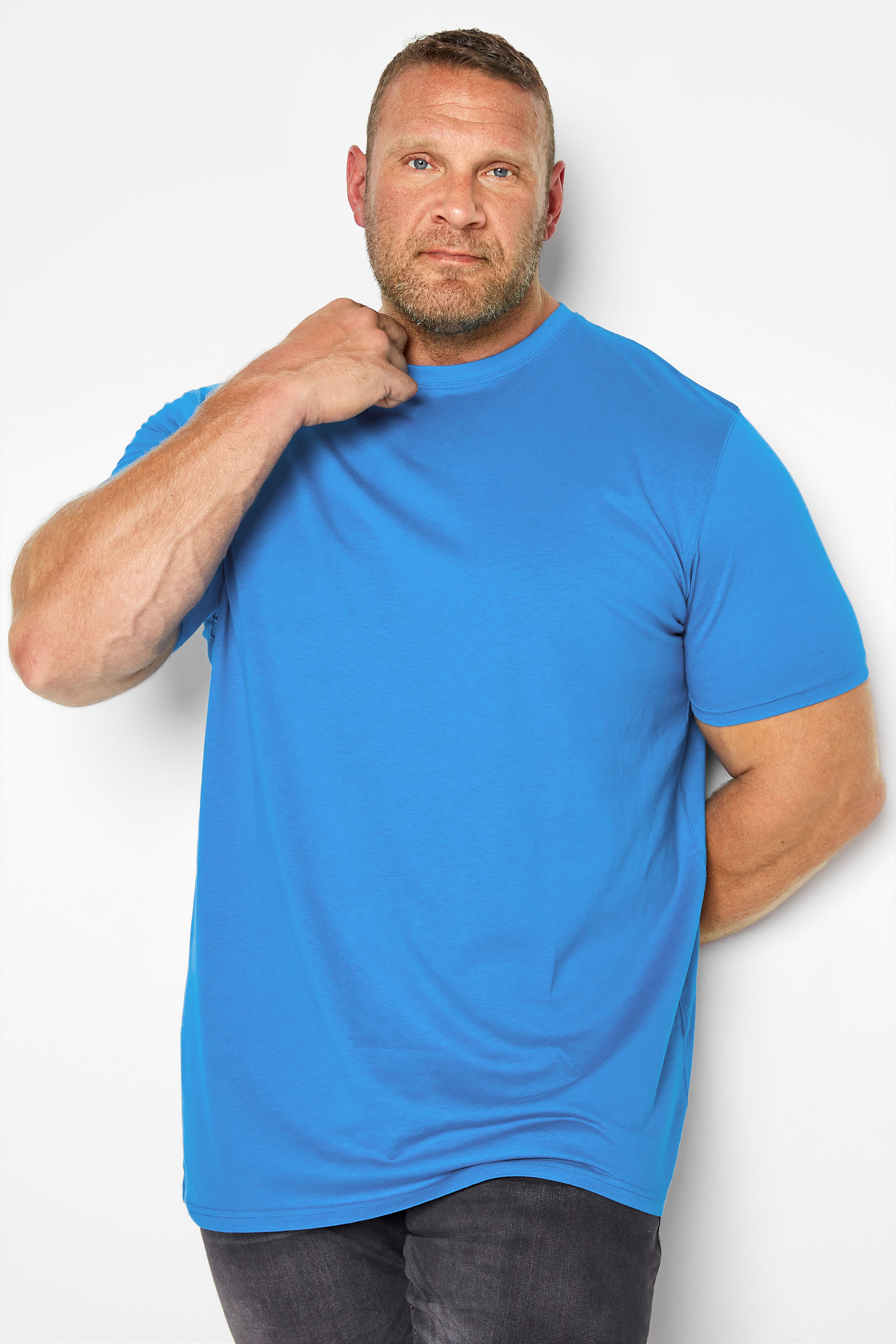 D555 Royal Blue Duke Basic T-Shirt | BadRhino 1