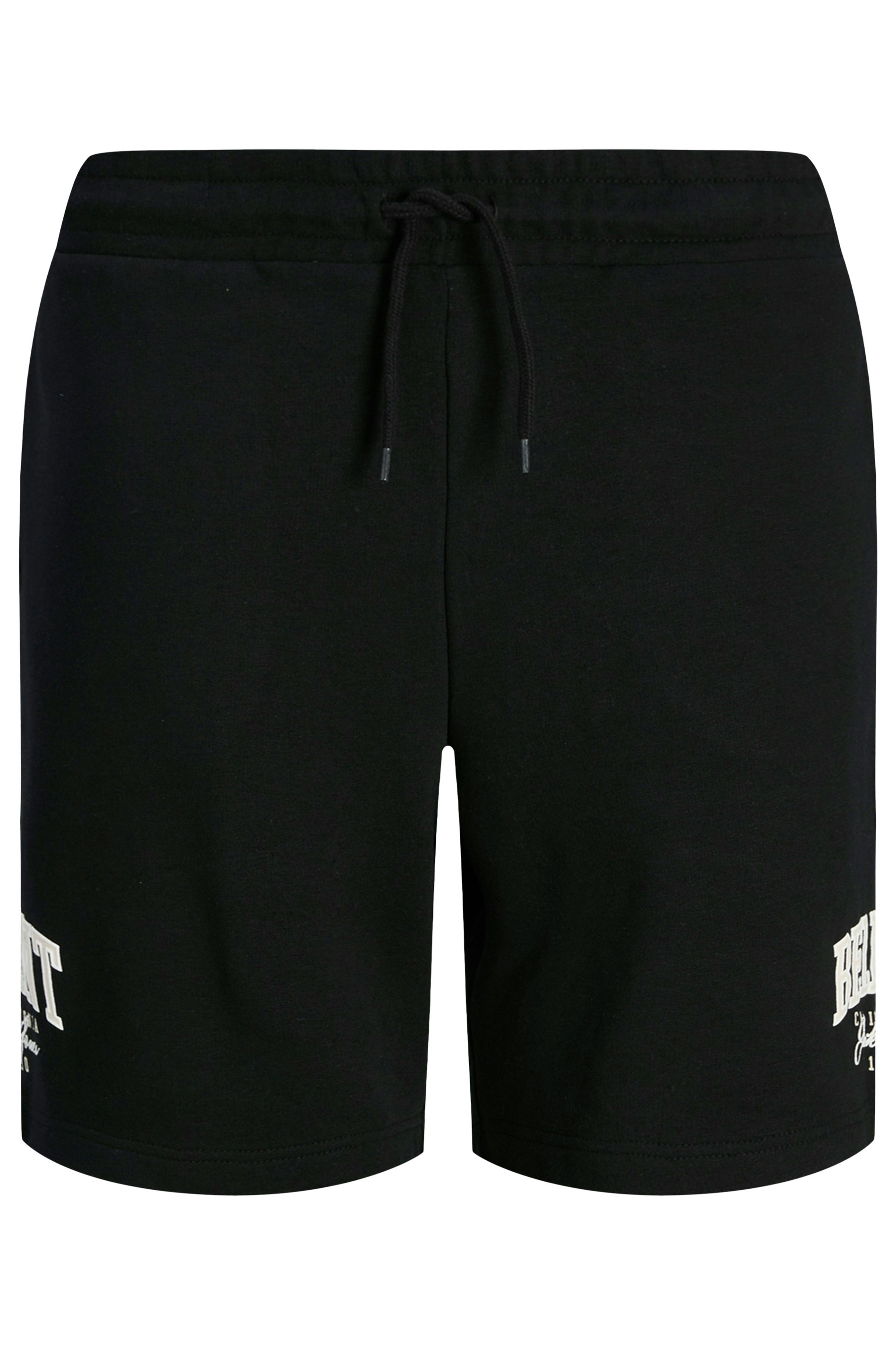 JACK & JONES Big & Tall Black 'Belmont' Jogger Shorts | BadRhino 3