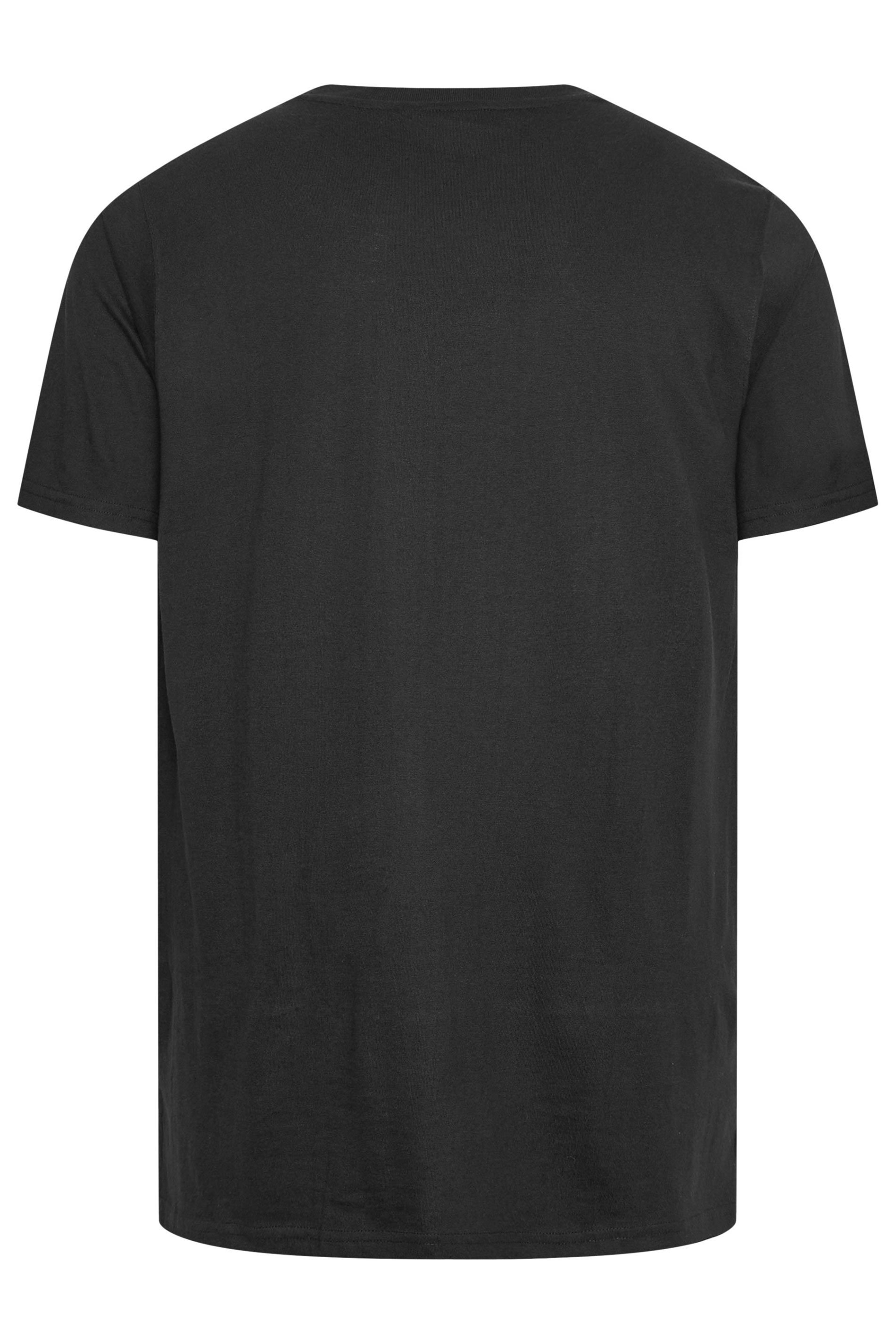 D555 2 PACK Black Crew Neck T-Shirts | BadRhino 5