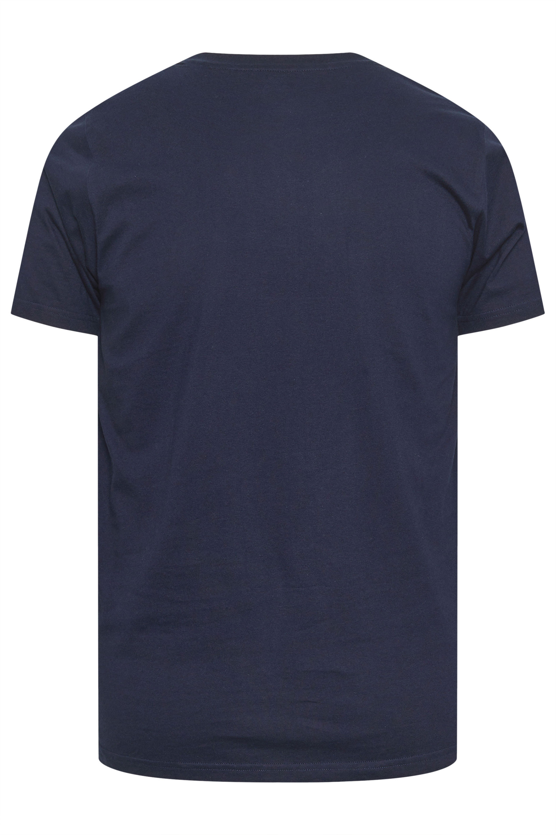 BadRhino Big & Tall Navy Blue Santa Snowboard Graphic T-Shirt | BadRhino 5